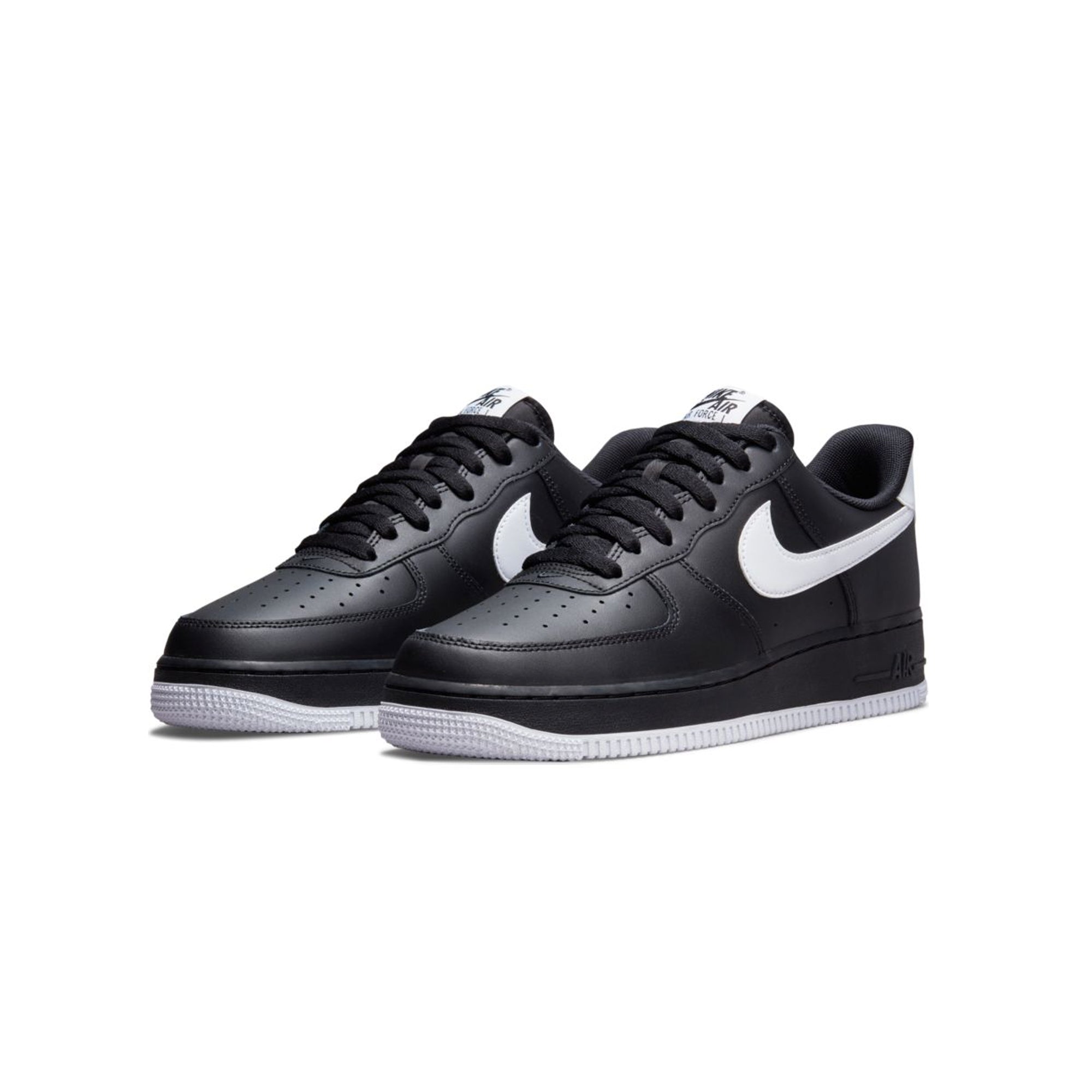 Nike Mens Air Force 1 '07 Shoes 'Black/White'