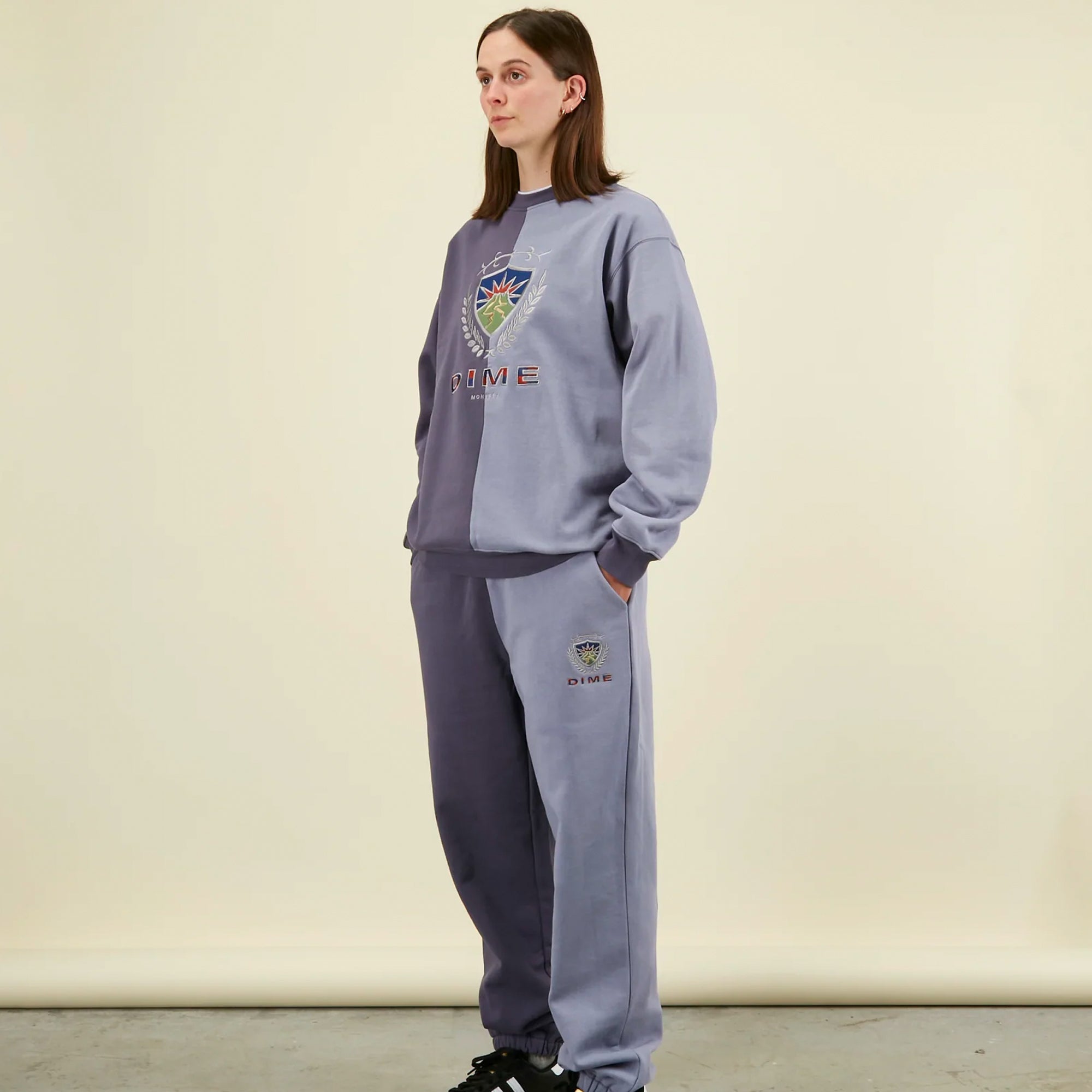 Dime Mens Split Crest Crewneck