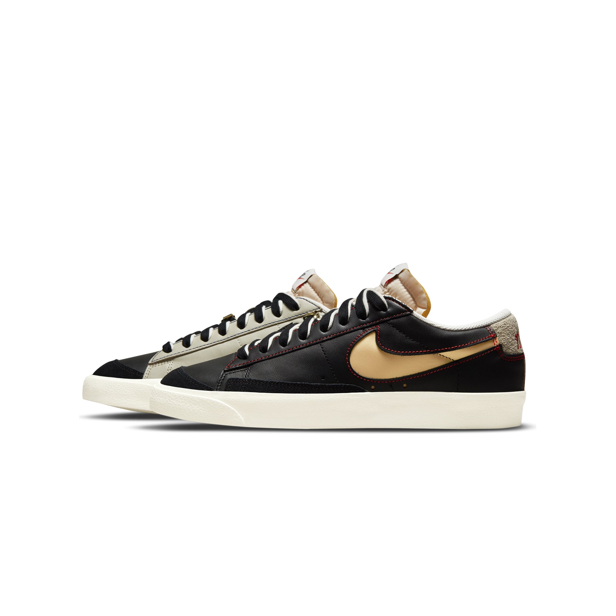Nike Mens Blazer Low '77 PRM Shoes Black/Deep Royal