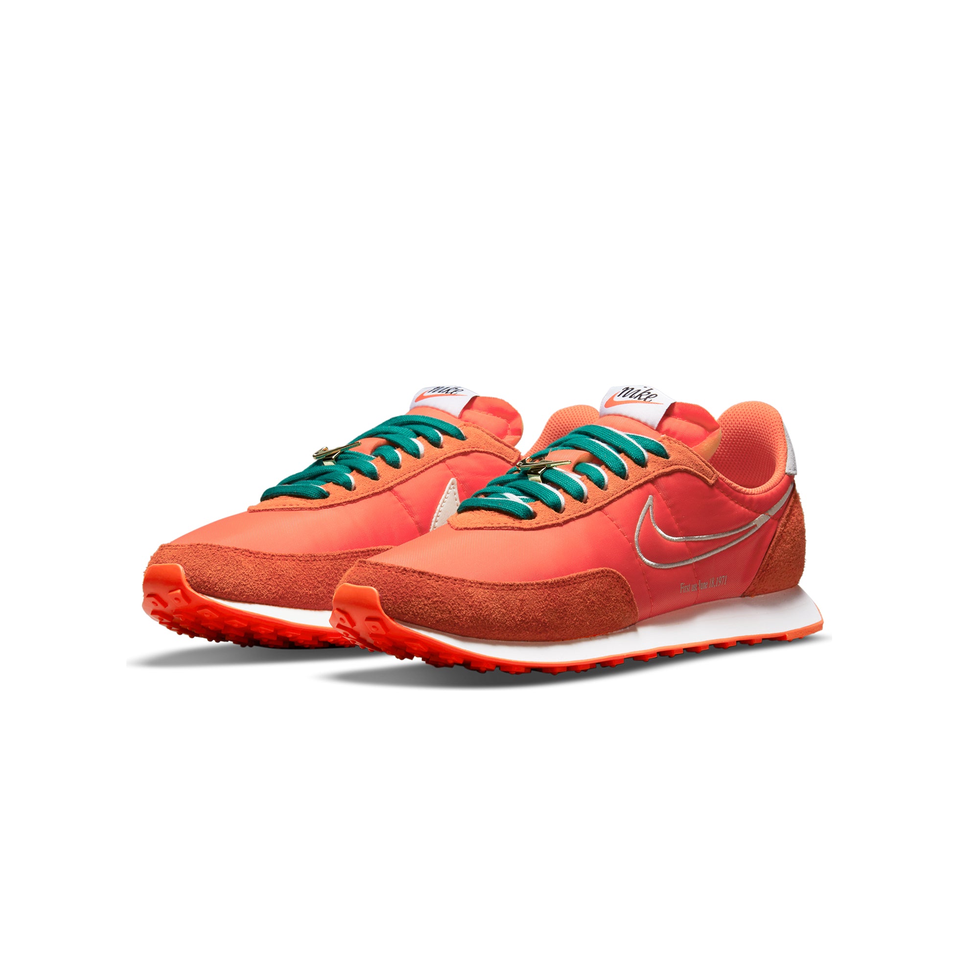 Nike Mens Waffle Trainer 2 Shoes 'Orange/Sail'