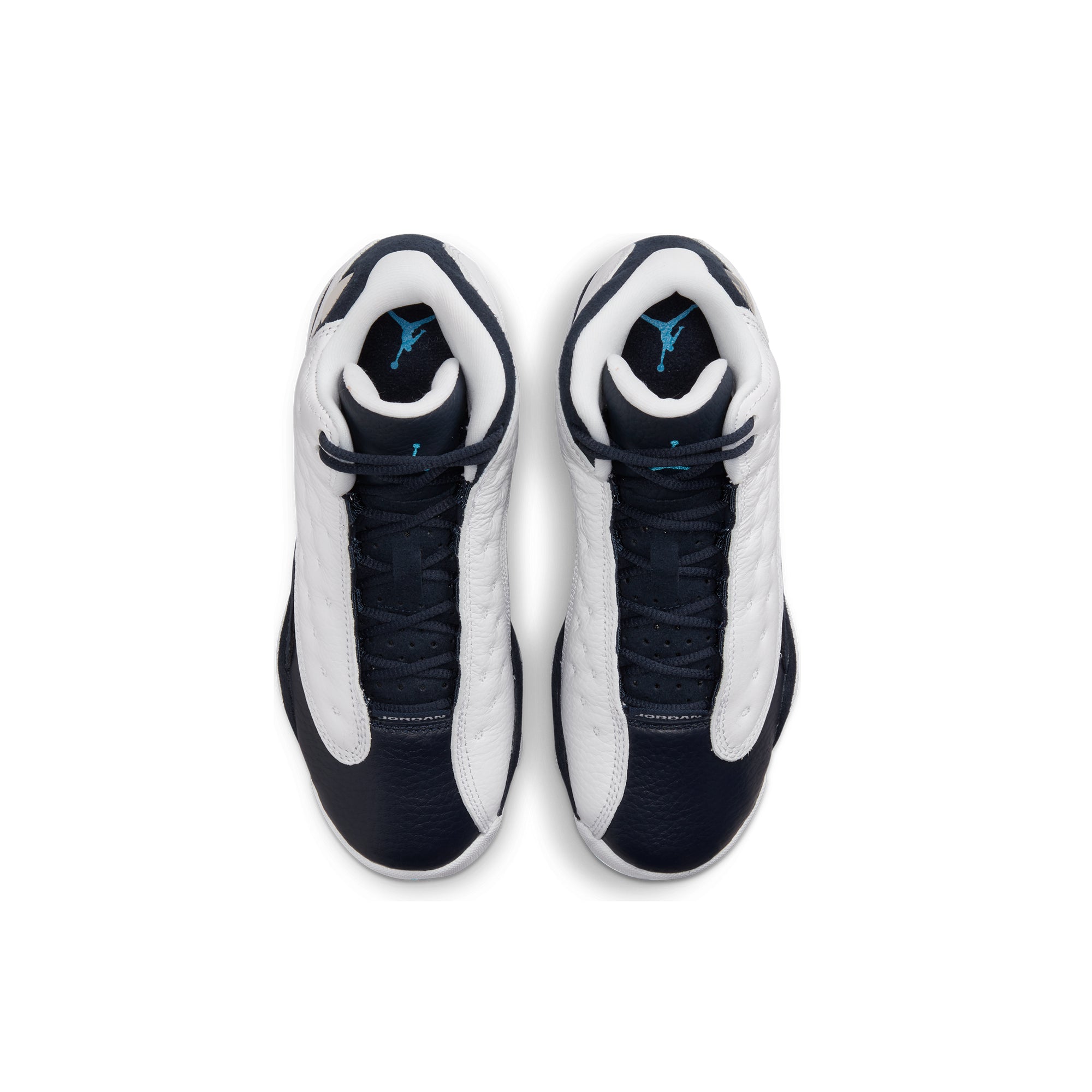 Air Jordan Kids 13 Retro Shoes White/DK Powder Blue