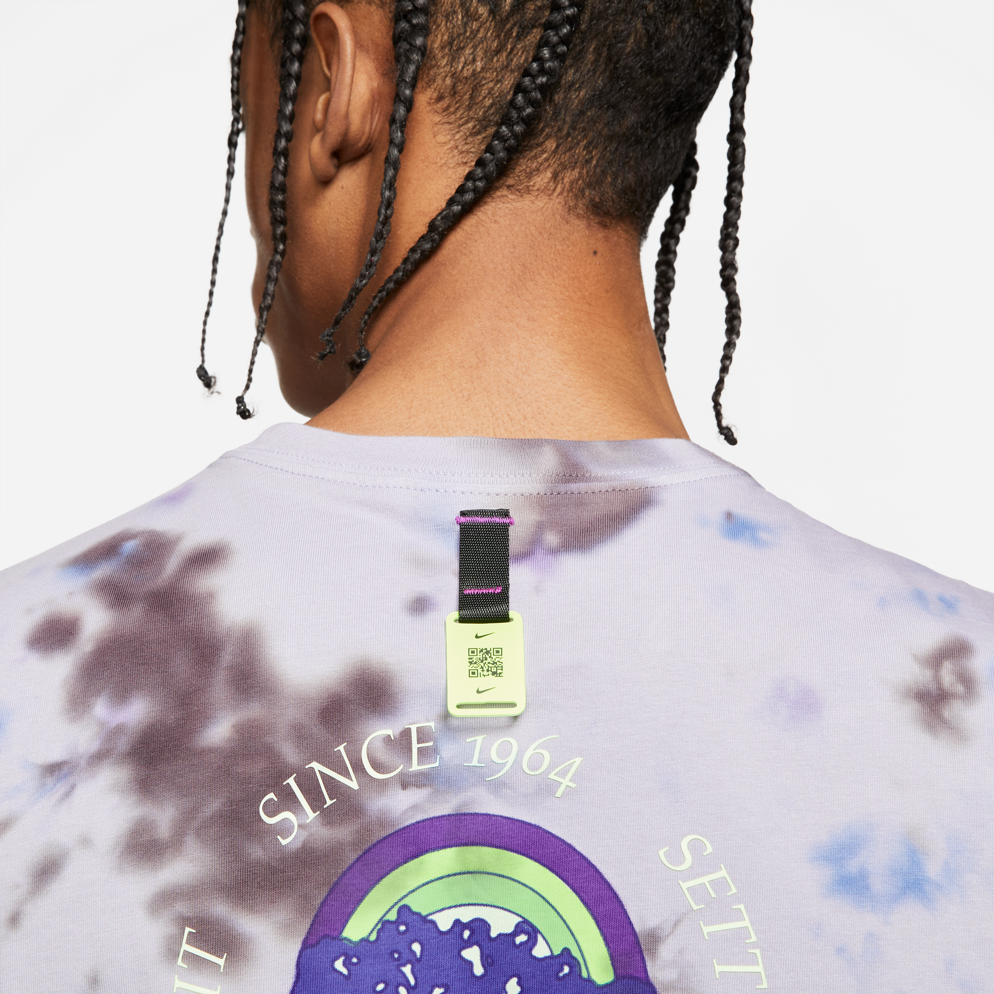 Nike Mens Sportswear Tee Off Noir/Violet Haze