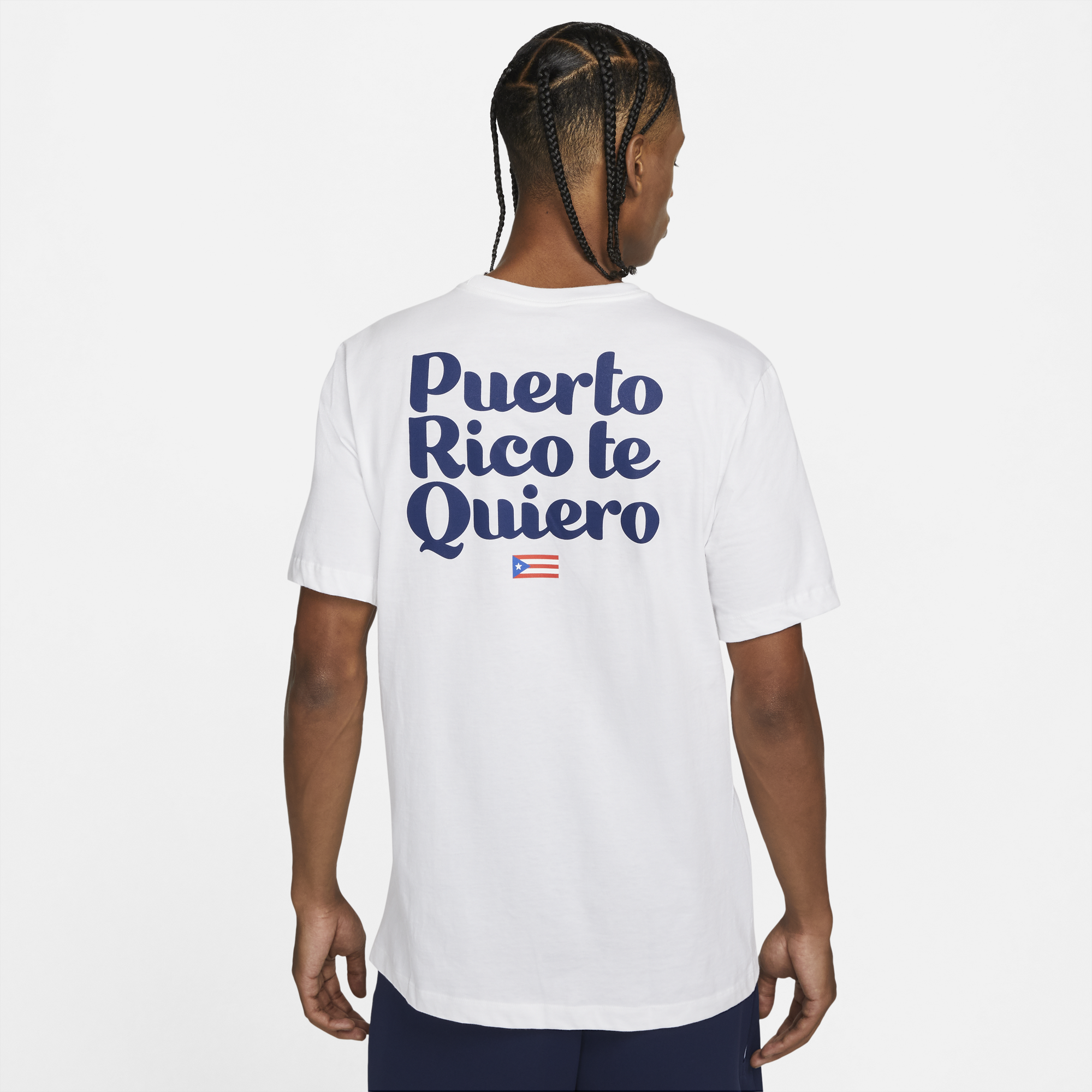 Nike Mens Sportswear Puerto Rico Day T-Shirt 'White'