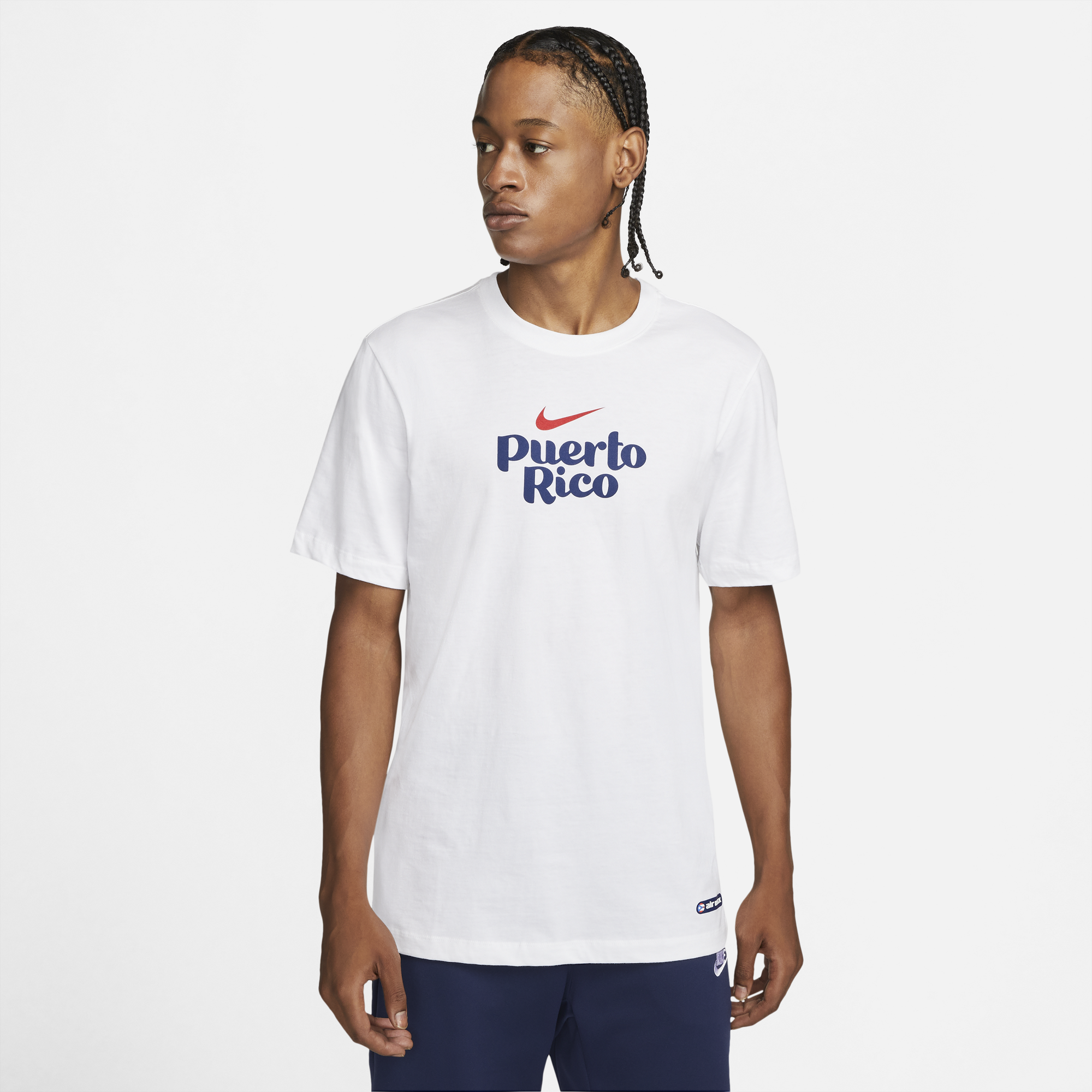 Nike Mens Sportswear Puerto Rico Day T-Shirt 'White'