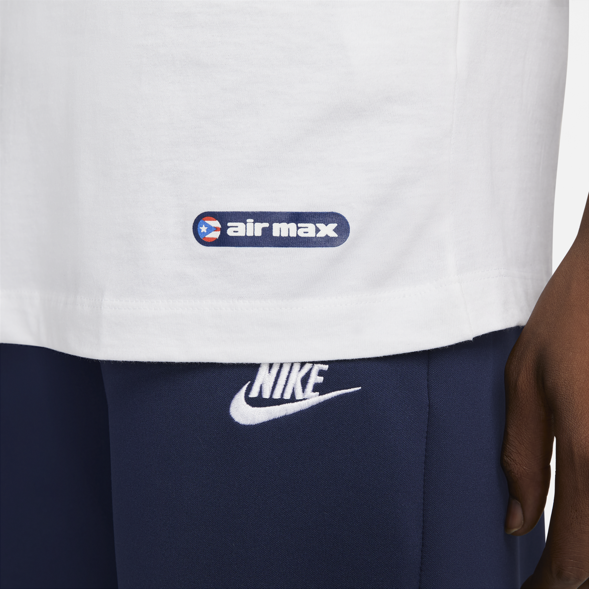 Nike Mens Sportswear Puerto Rico Day T-Shirt 'White'