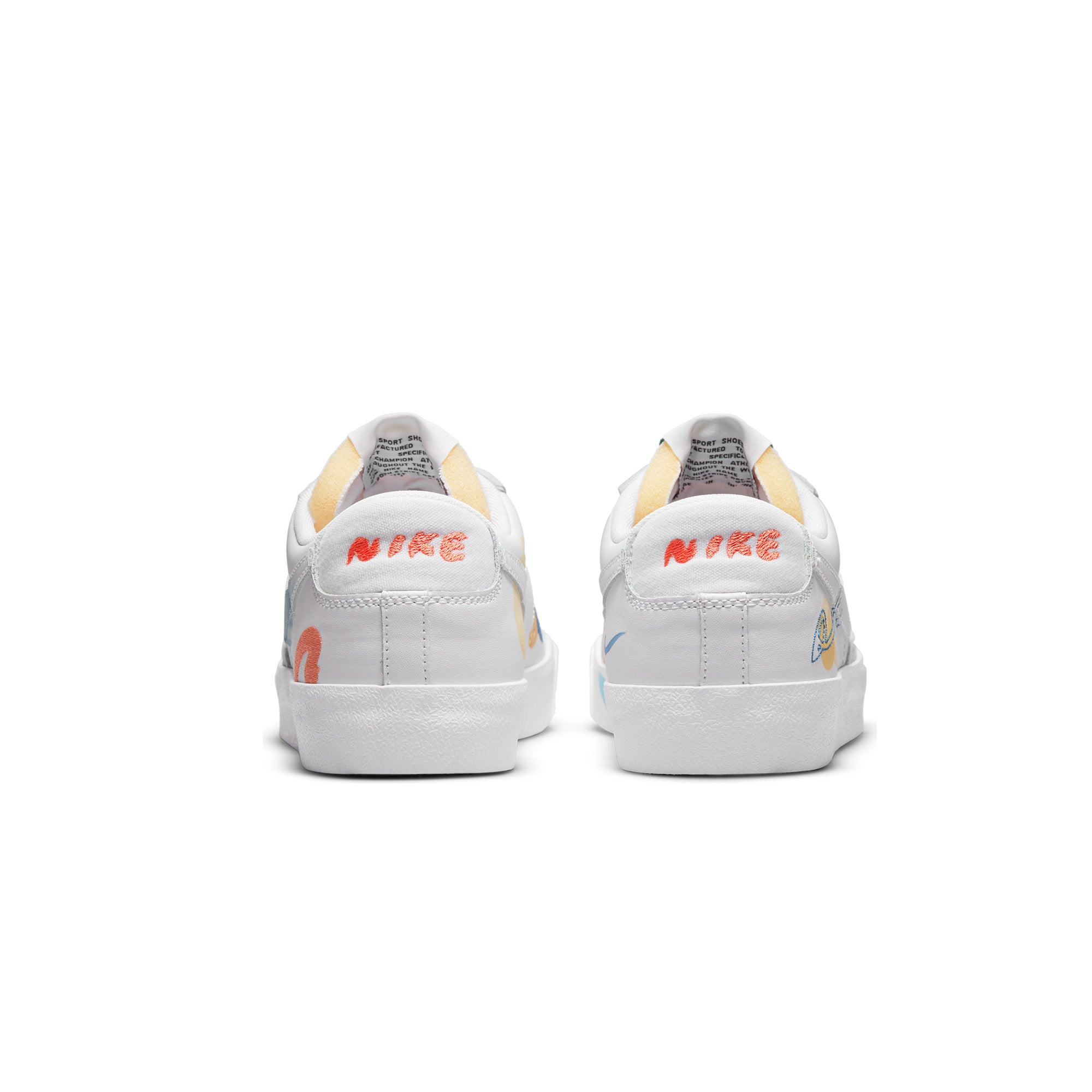 Nike Mens Flyleather Blazer Low '77 Shoes 'White'