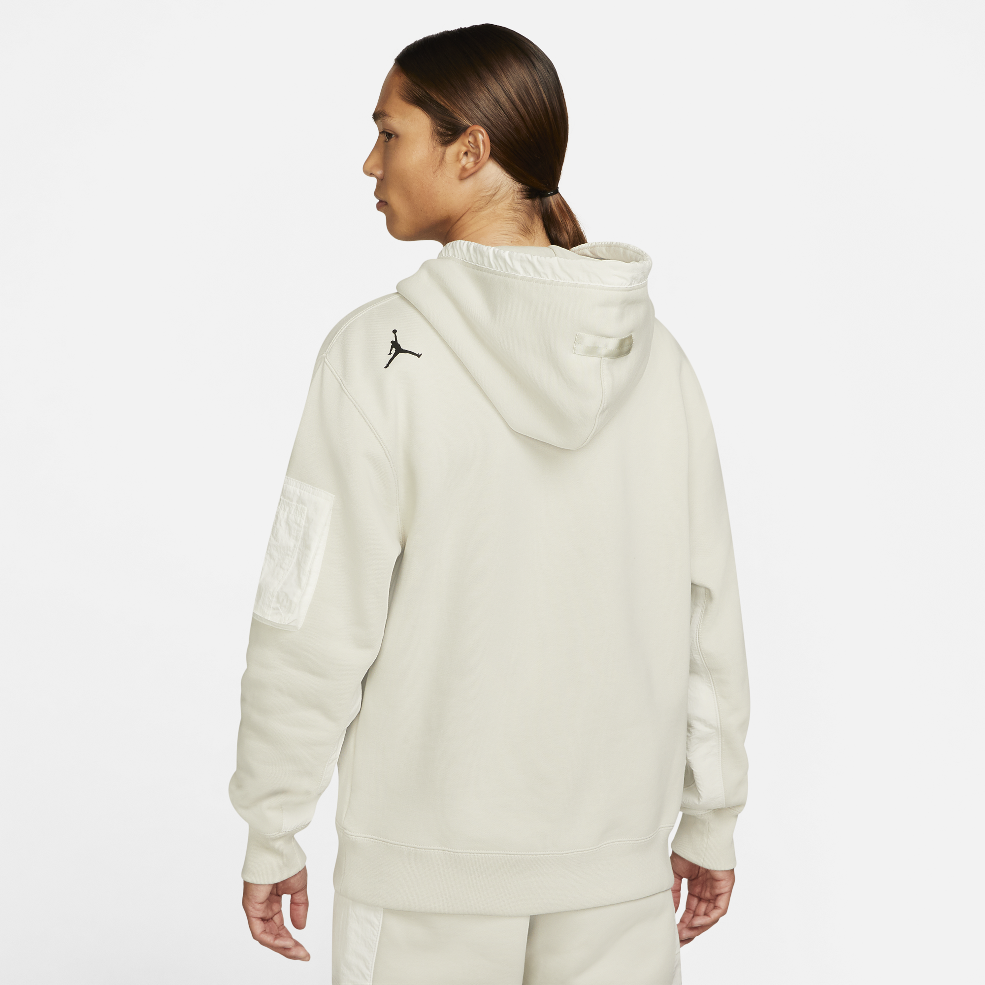 Air Jordan Mens 23 Engineered Fleece Hoodie 'Light Bone'