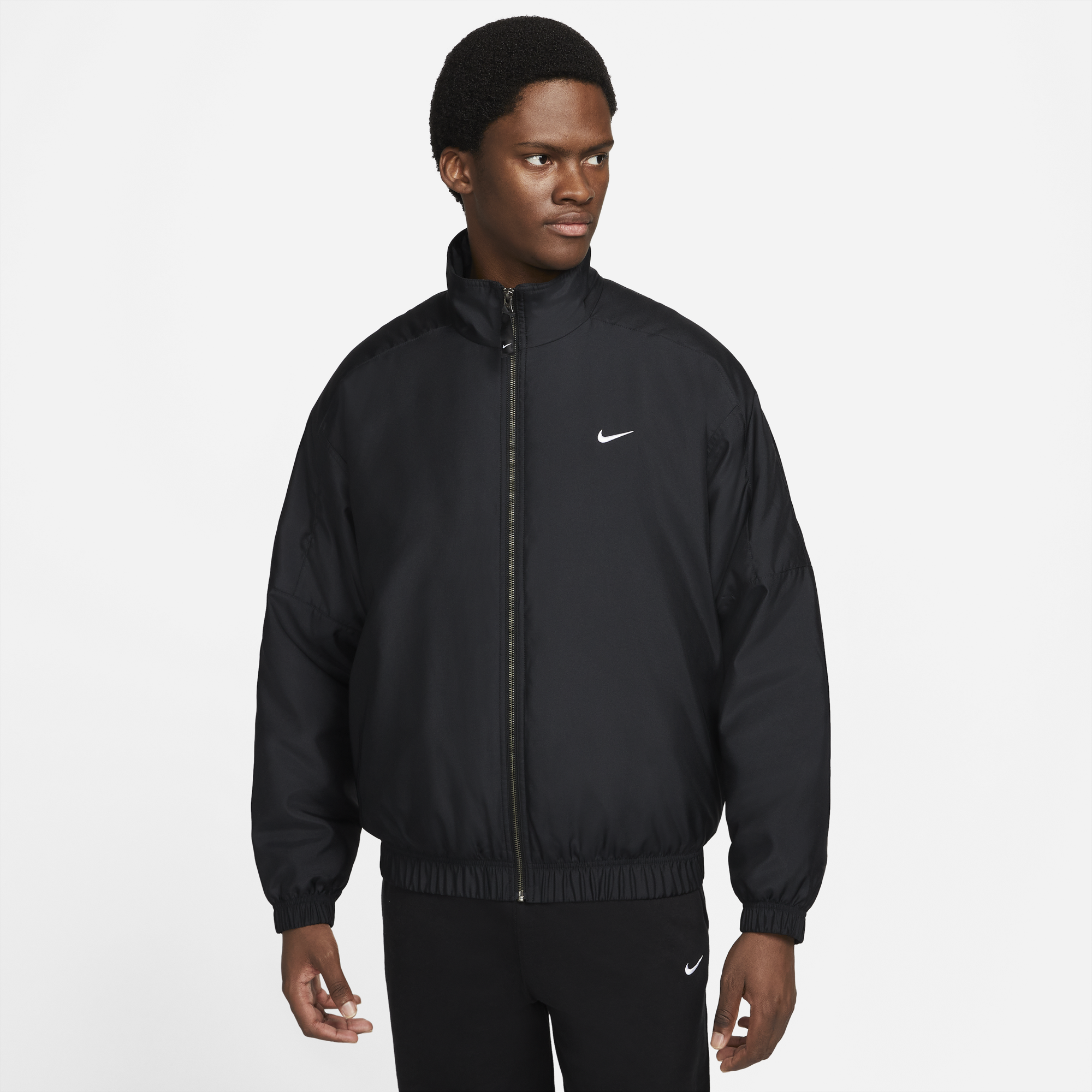 Nike Mens Solo Swoosh Jacket 'Black'