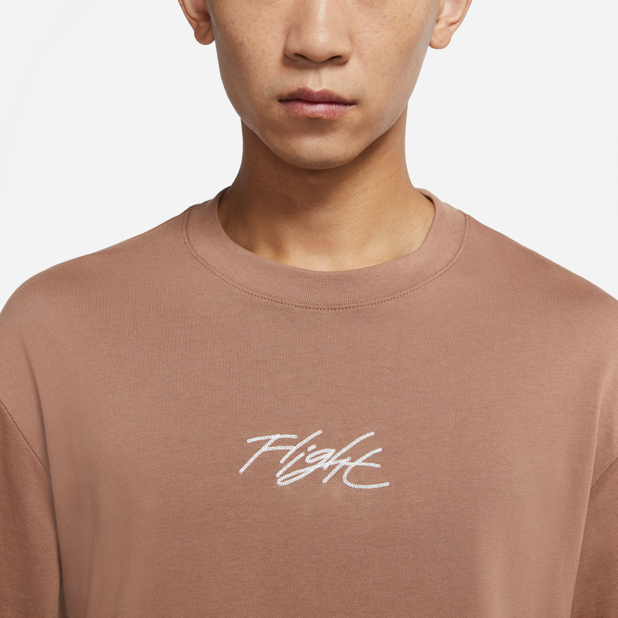 Air Jordan Mens Long Sleeve Tshirt 'Archaeo Brown'