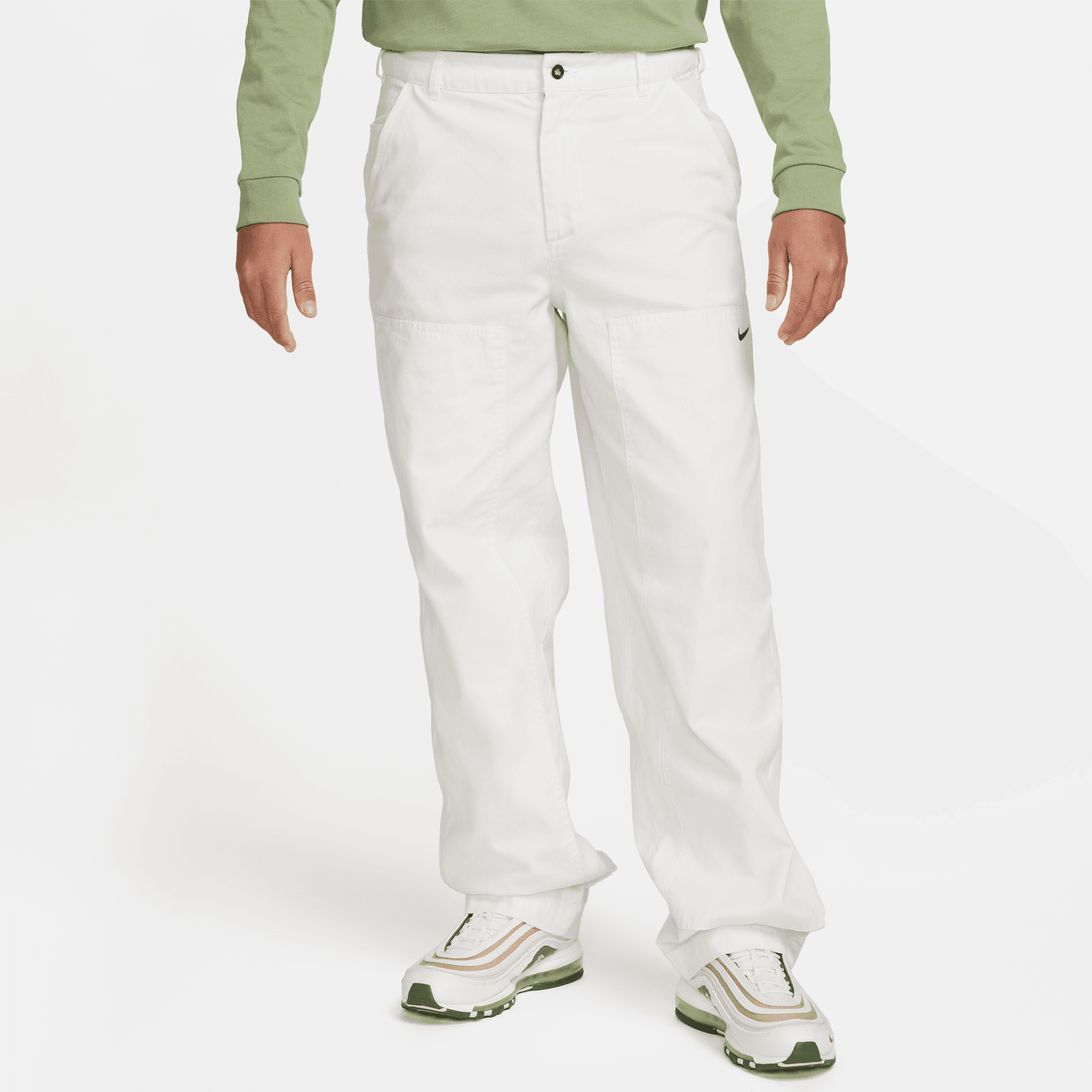 Nike Life Mens Double-Front Pants