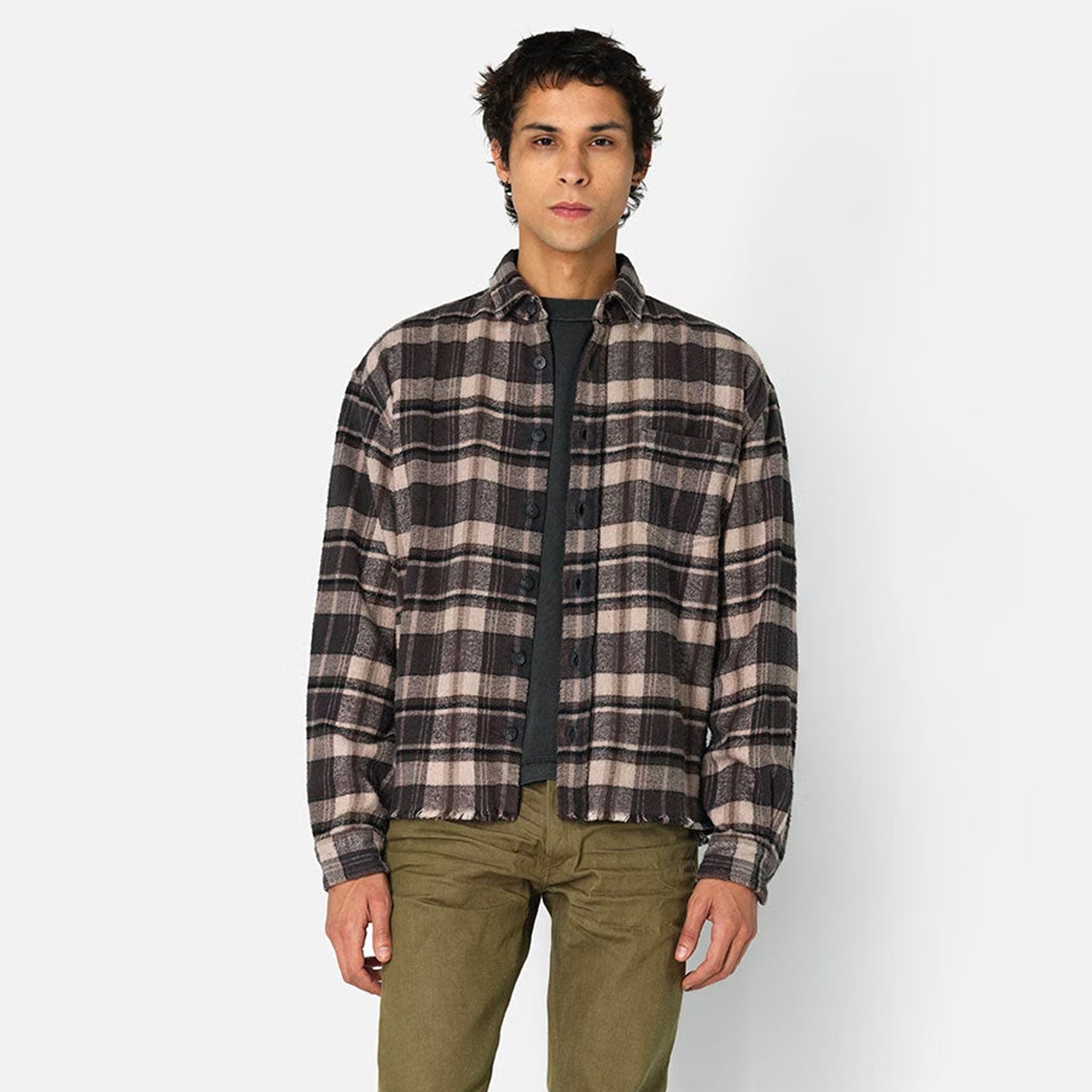 John Elliott Mens Hemi Oversized Shirt