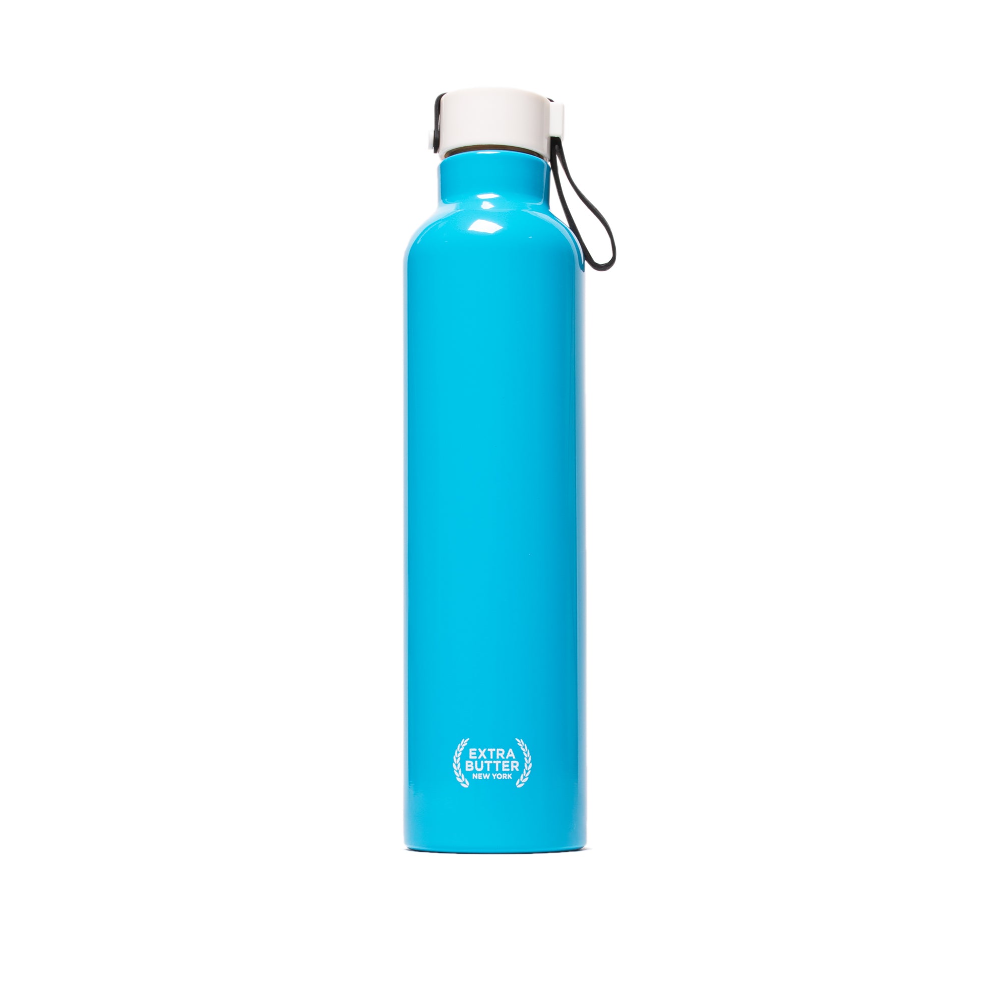 Extra Butter 750mL Blue Water Bottle