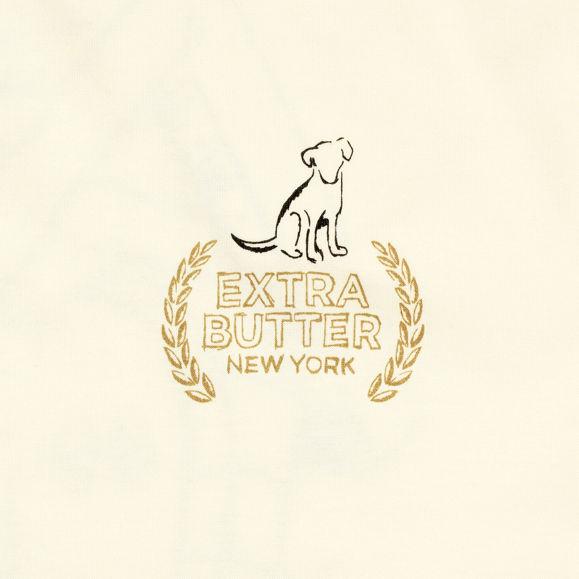 Extra Butter OS Dog Sketch Tee 'Natural'