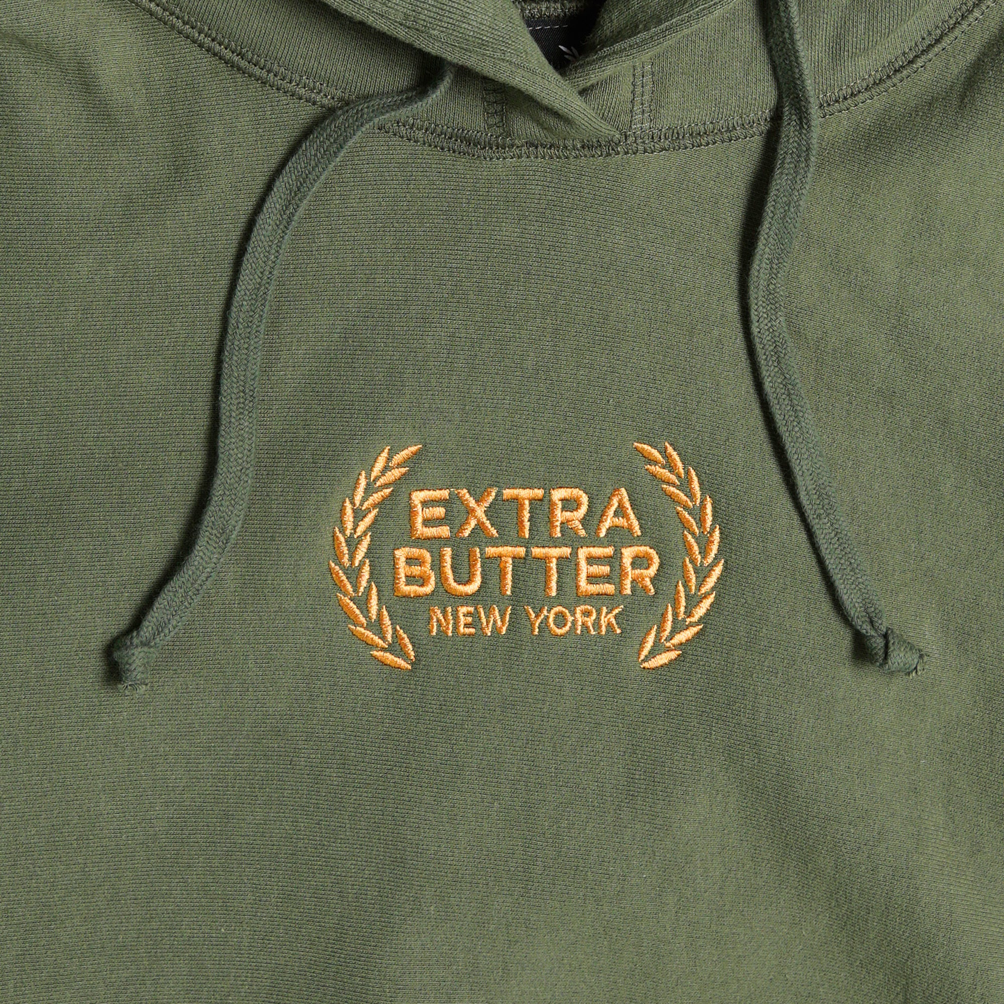 Extra Butter Mens Official Selection Olive Hoodie