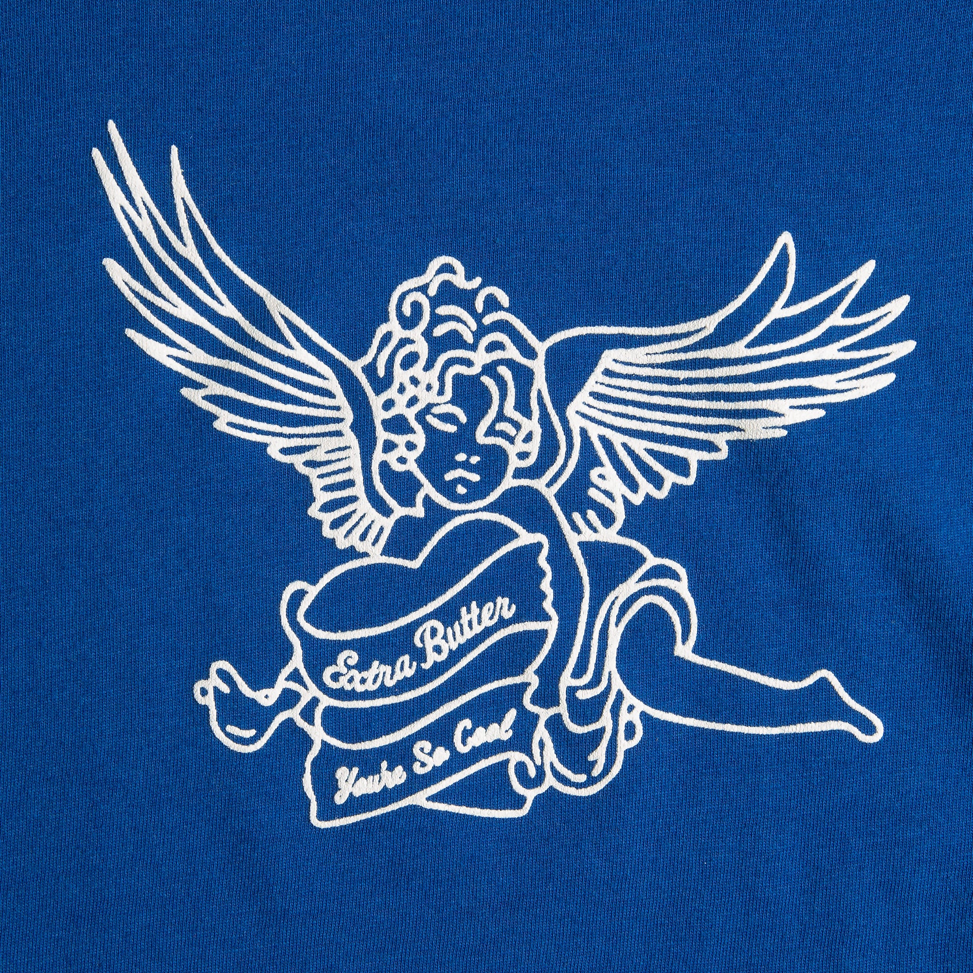 Extra Butter Womens Cherub Crop Tee