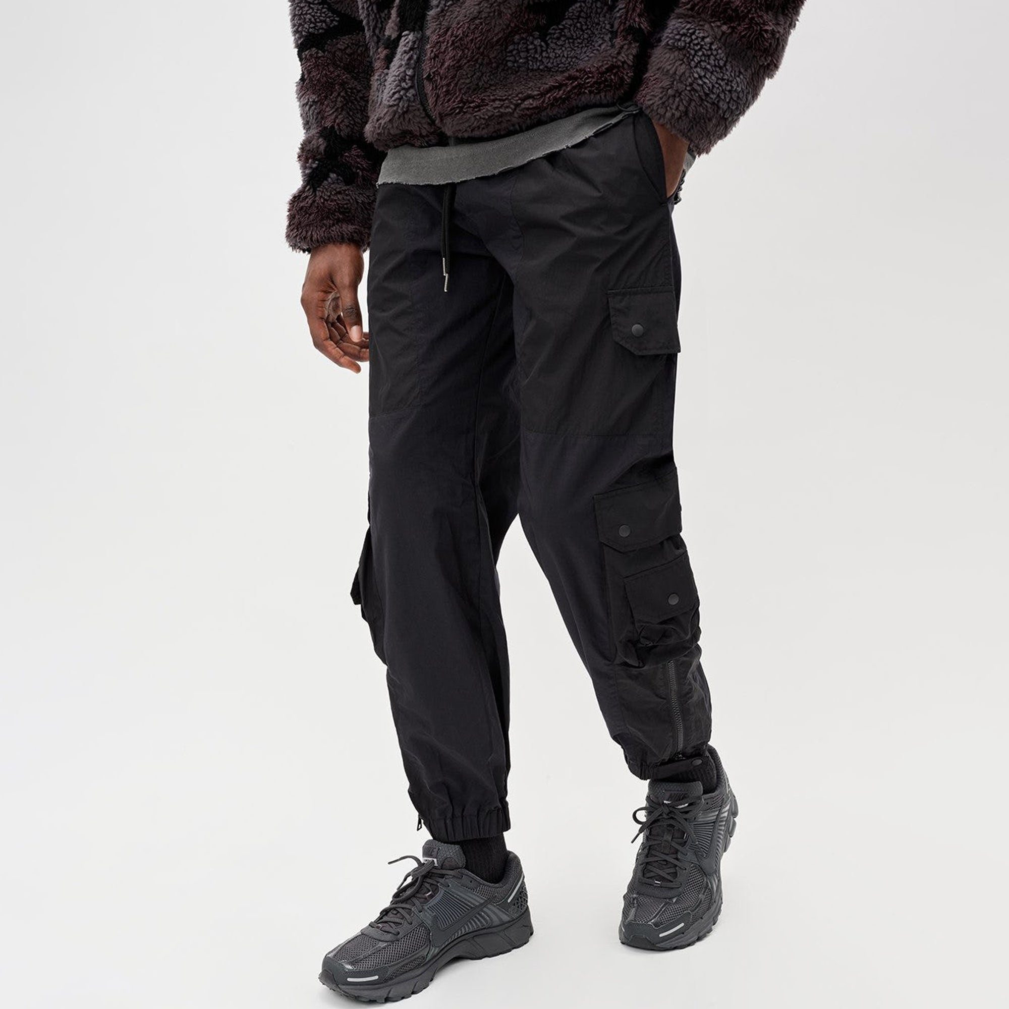 John Elliott Paneled Nylon Cargo Pants