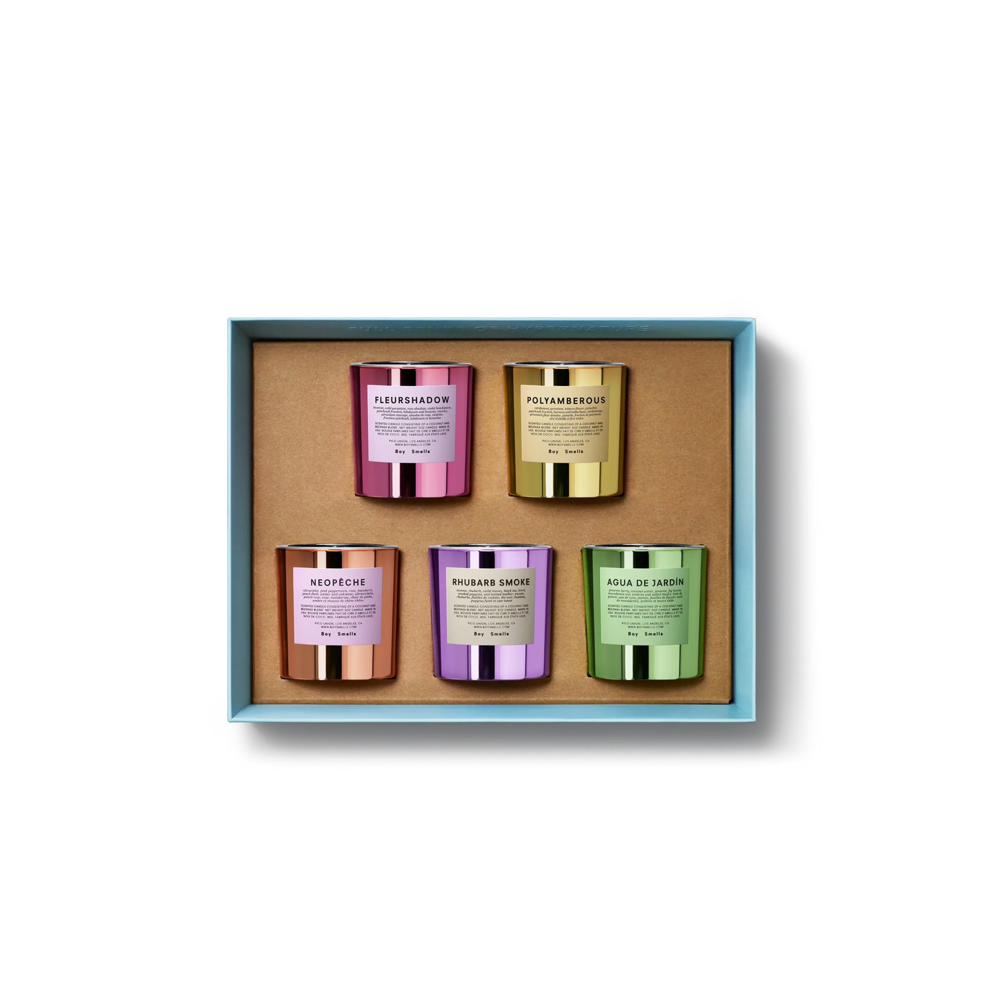 Boy Smells Hypernature Votive Quintet Set