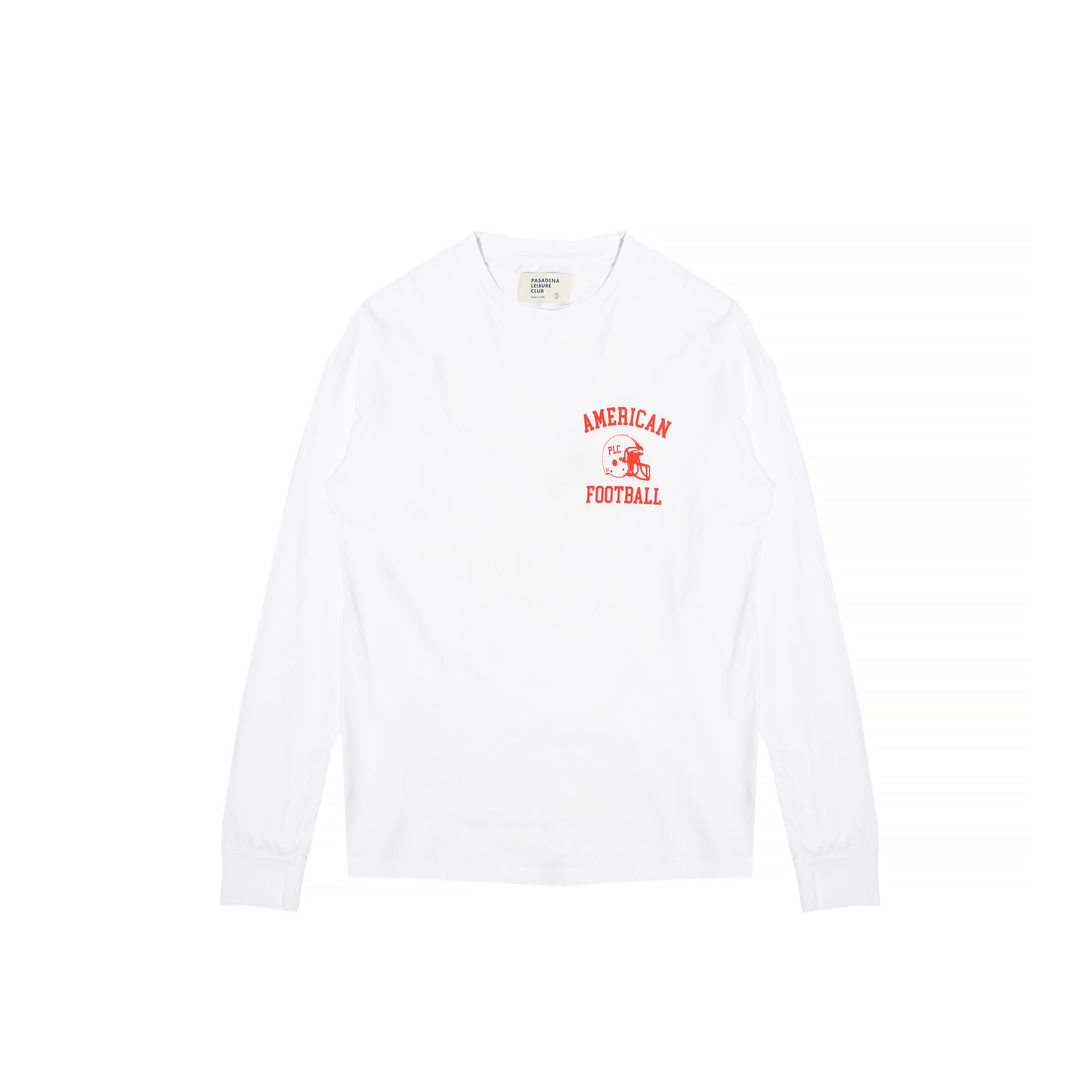 Pasadena Leisure Club Mens American Football LS Tee