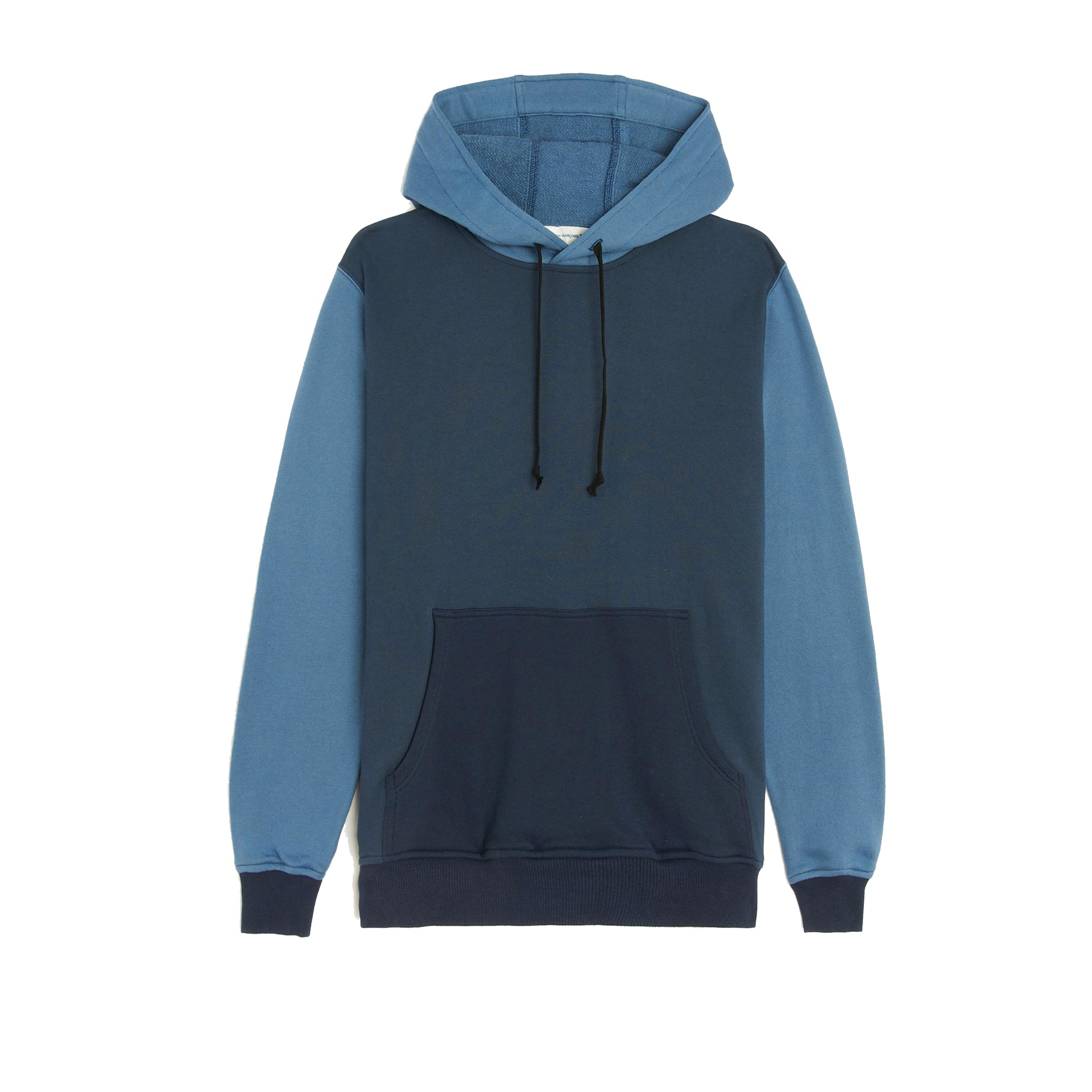 CDG Shirt Mens Patchwork Hoodie 'Blue Mix'