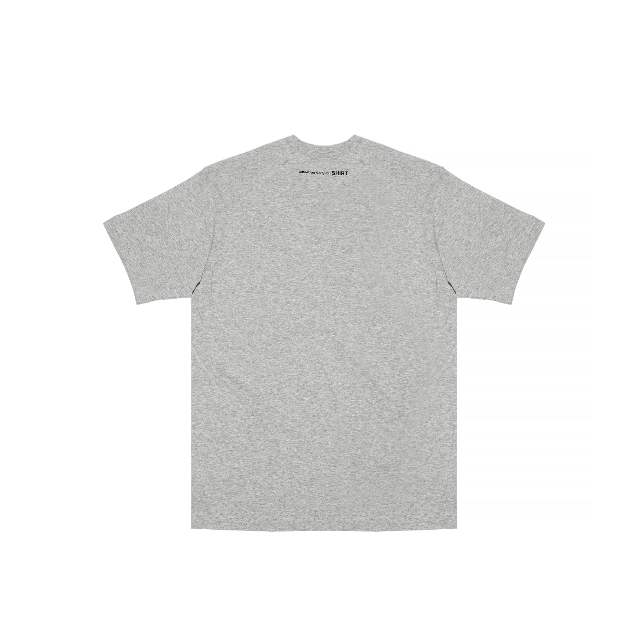 Comme Des Garcons Shirt Mens Back Print SS Tee Grey