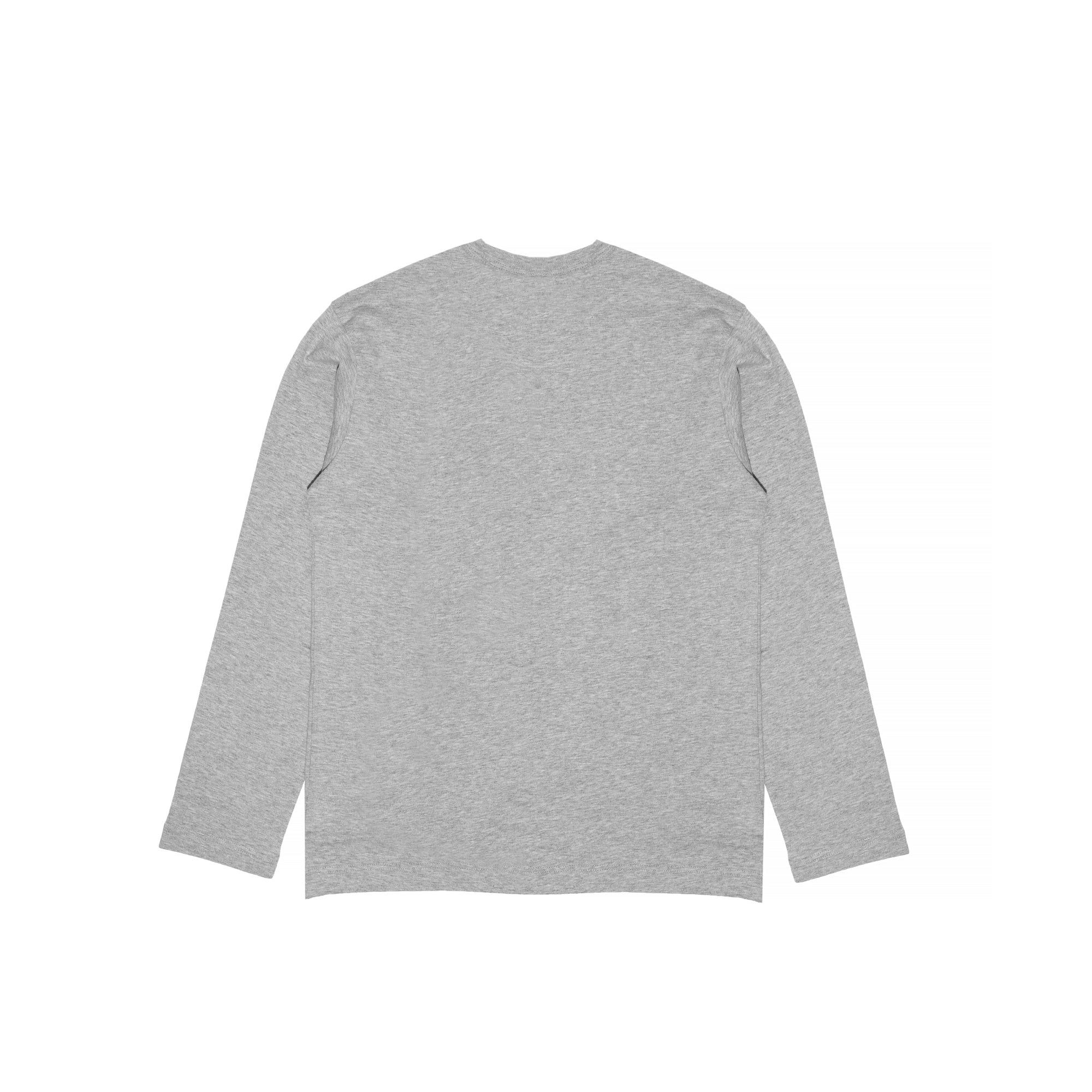 Comme Des Garcons Shirt Mens Logo LS Tee Grey