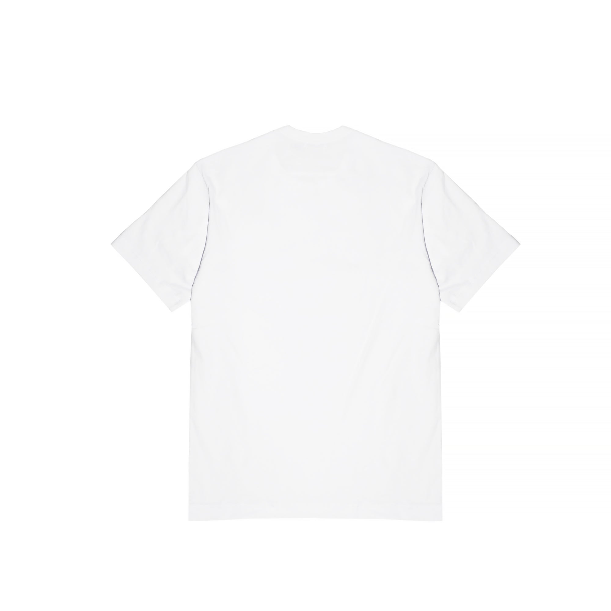 Comme Des Garcons Shirt Mens Oversized Logo SS Tee White