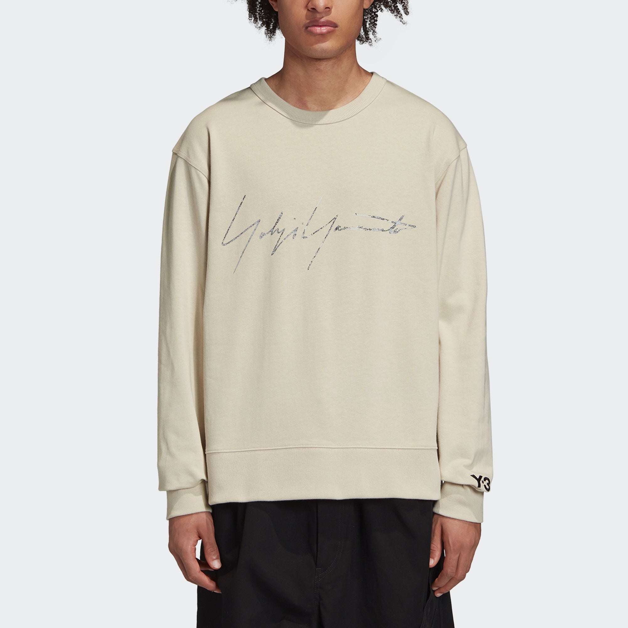 Y-3 Mens M D SGN Crew Sweatshirt