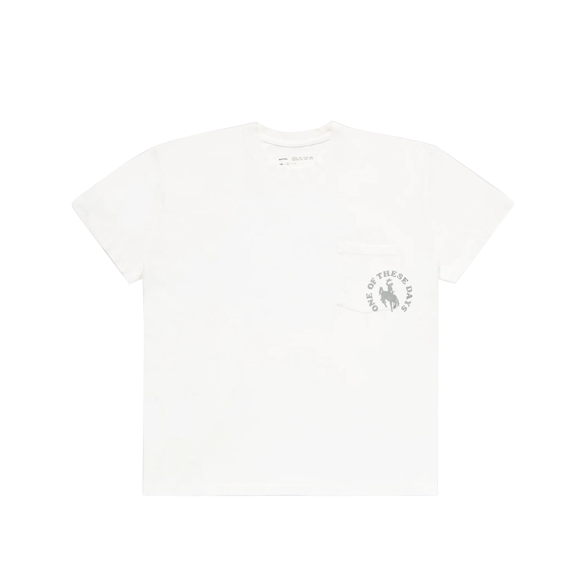One of These Days Mens Cowboy Hippies Pocket SS T Shirt