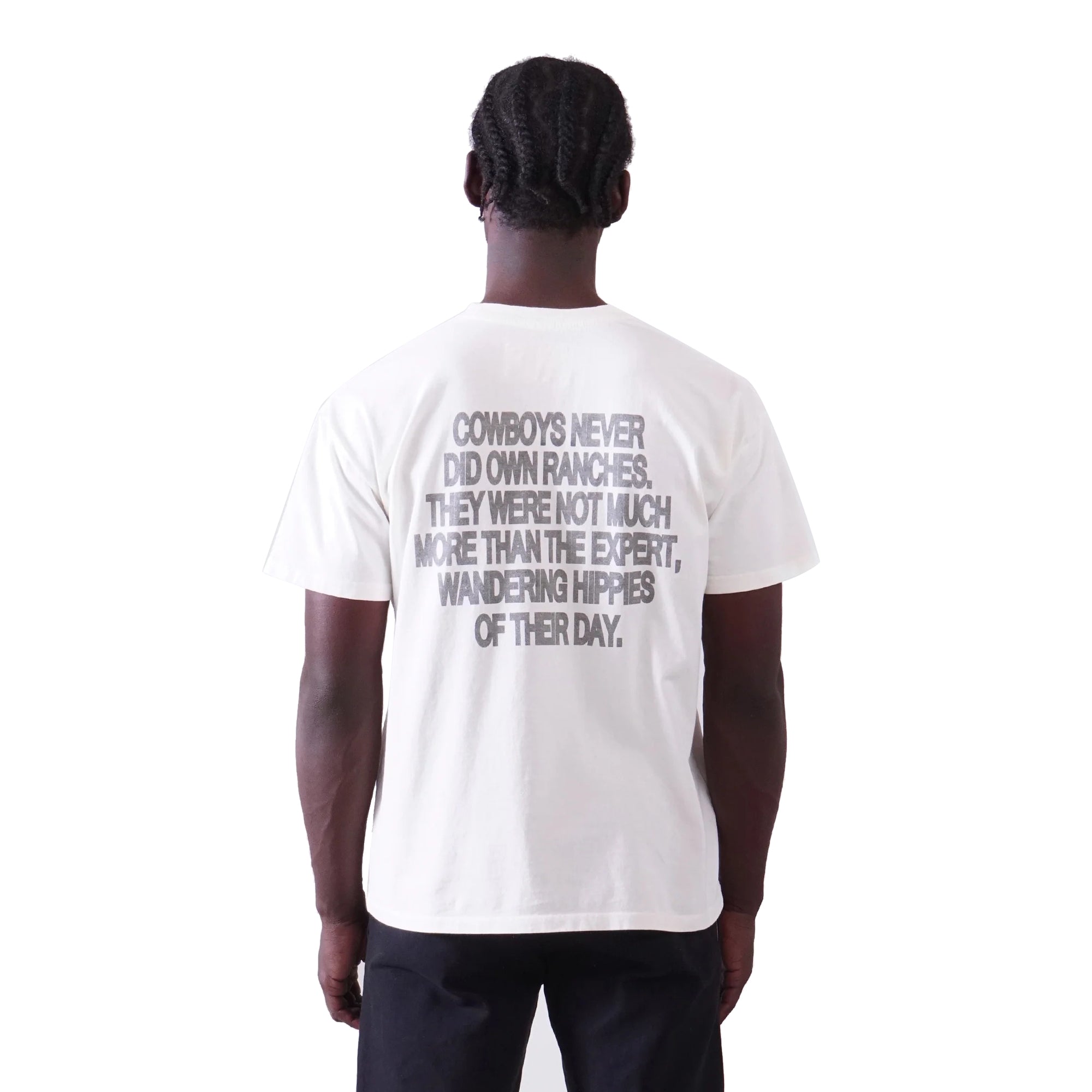 One of These Days Mens Cowboy Hippies Pocket SS T Shirt
