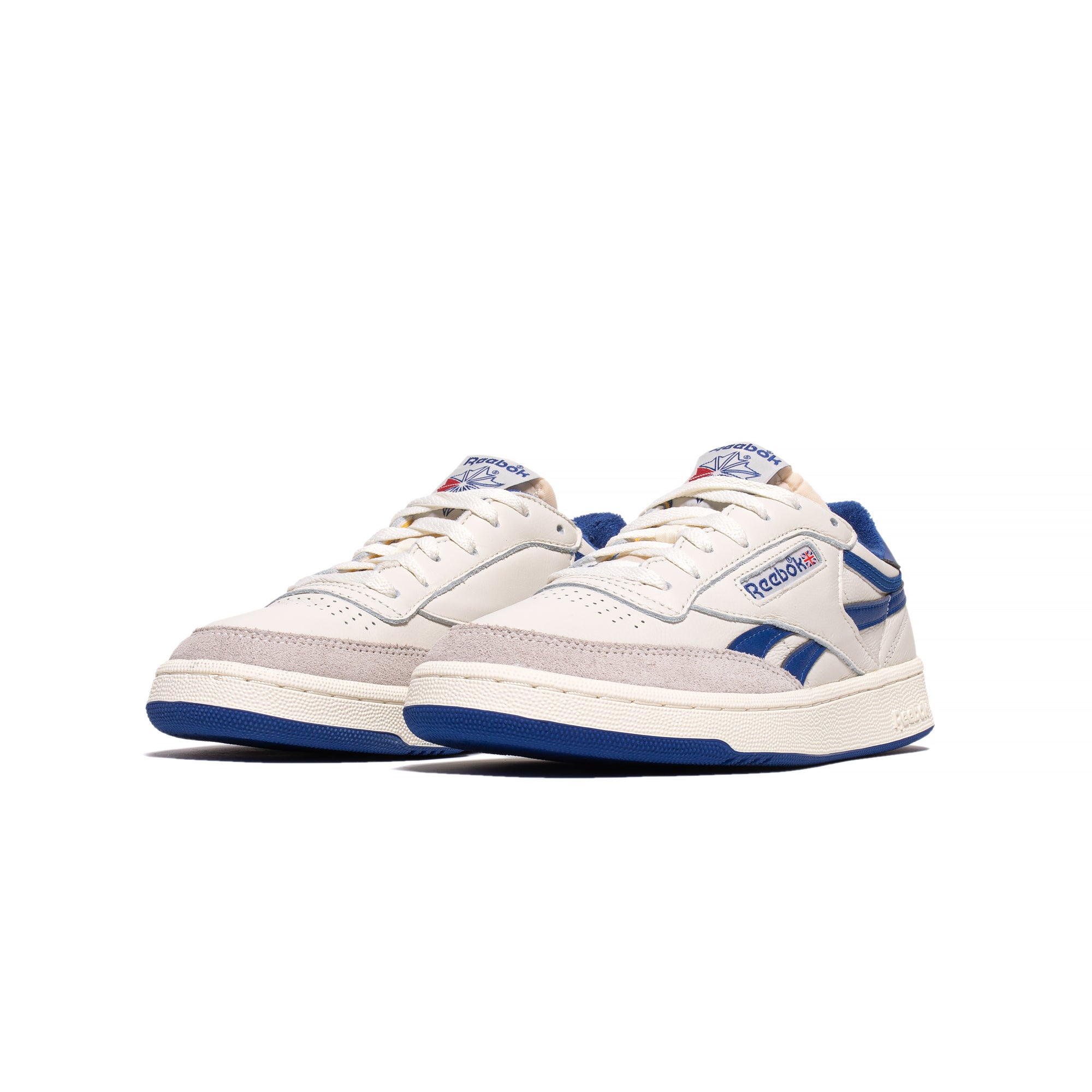 Reebok Mens Club C Revenge Vintage Shoes 'Chalk/Collegiate Royal/ Excellent Red'