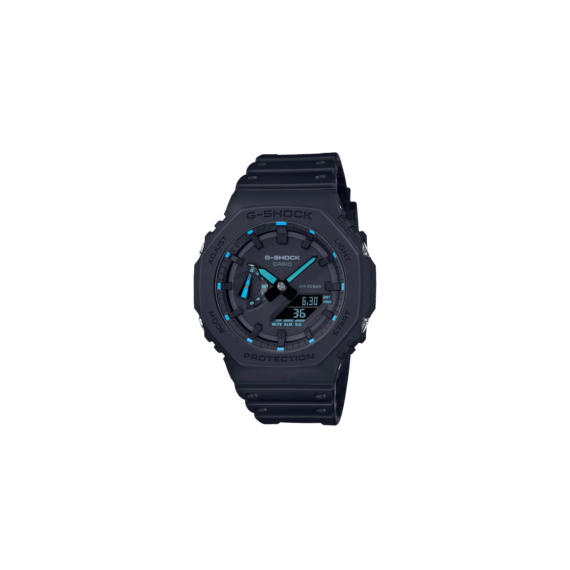 G-Shock GA2100-1A2 Watch 'Black/Blue'