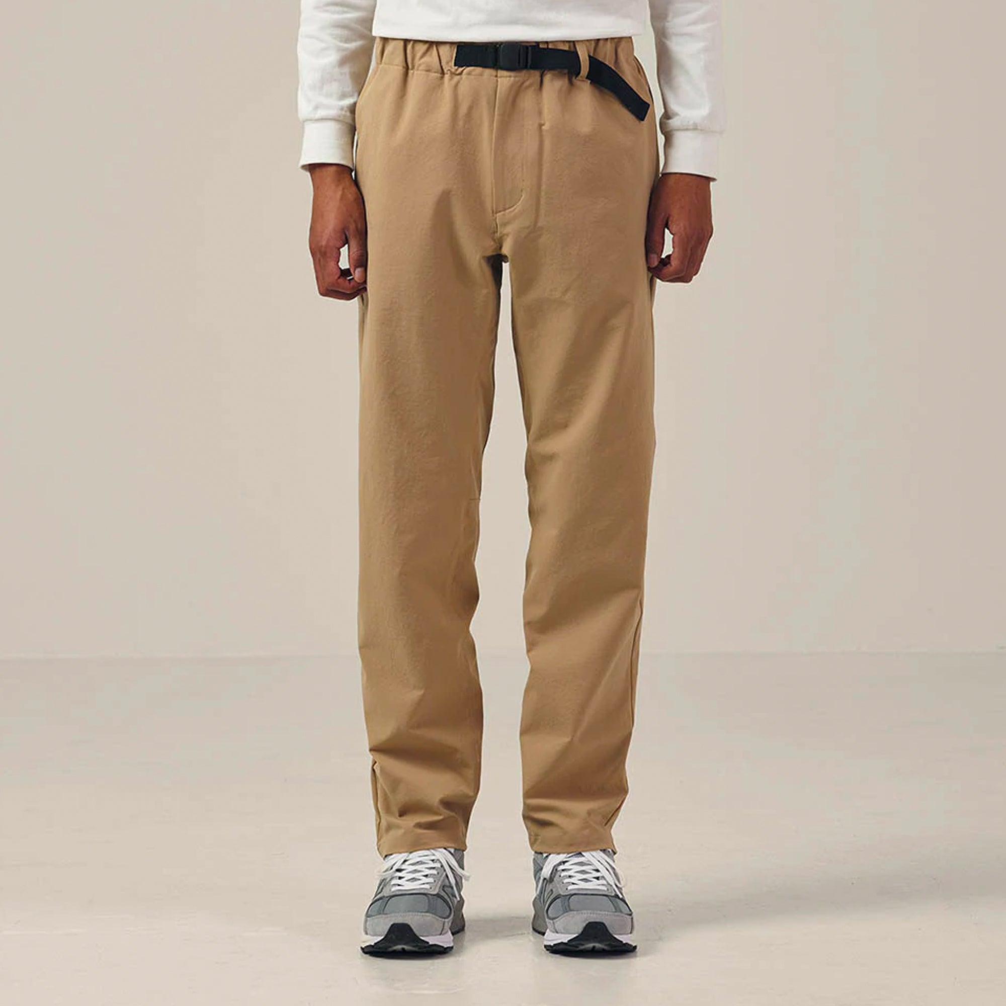 Goldwin Mens Double Cloth Stretch Pants 'Clay Beige'