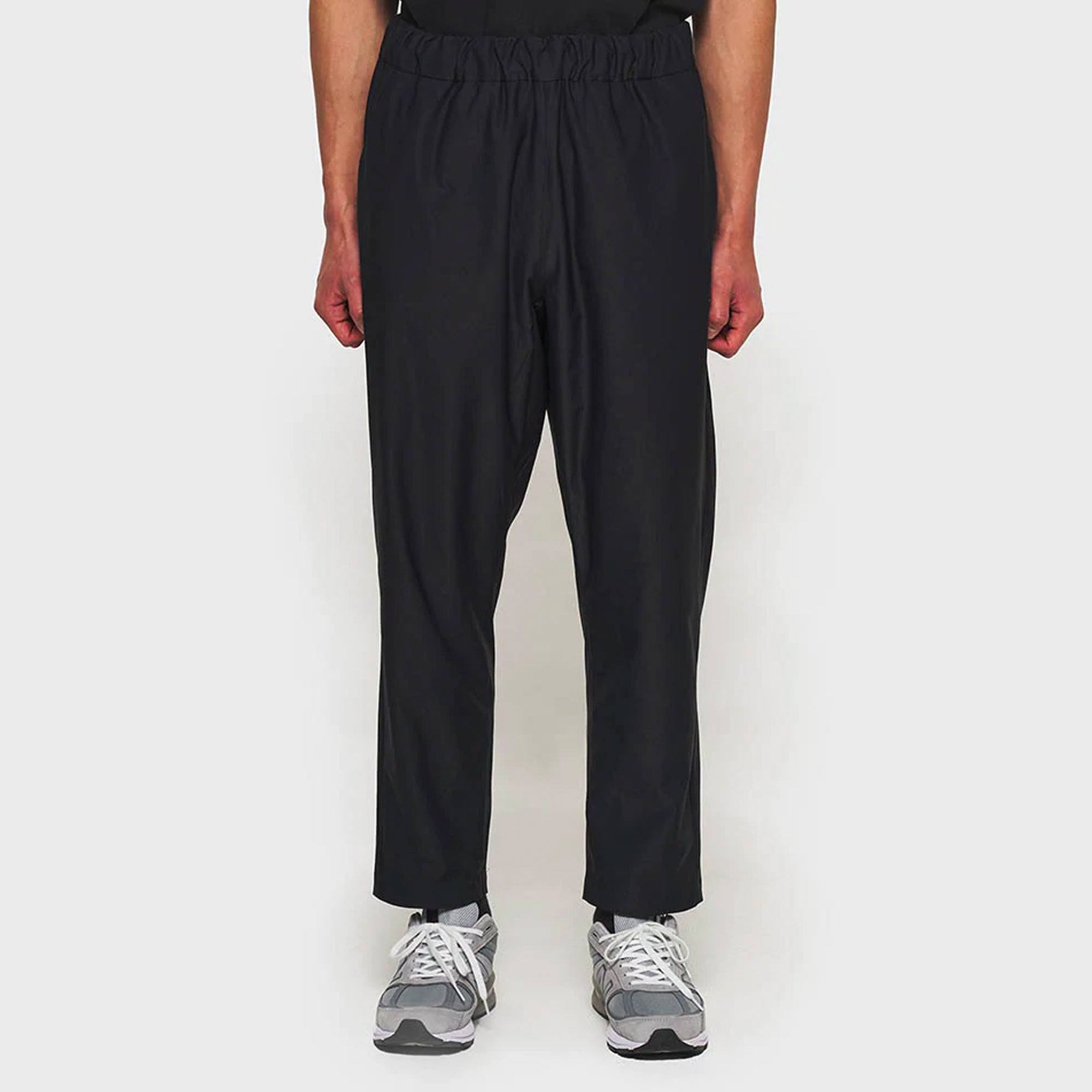 Goldwin Mens Tapered Jersey Pants 'Black'