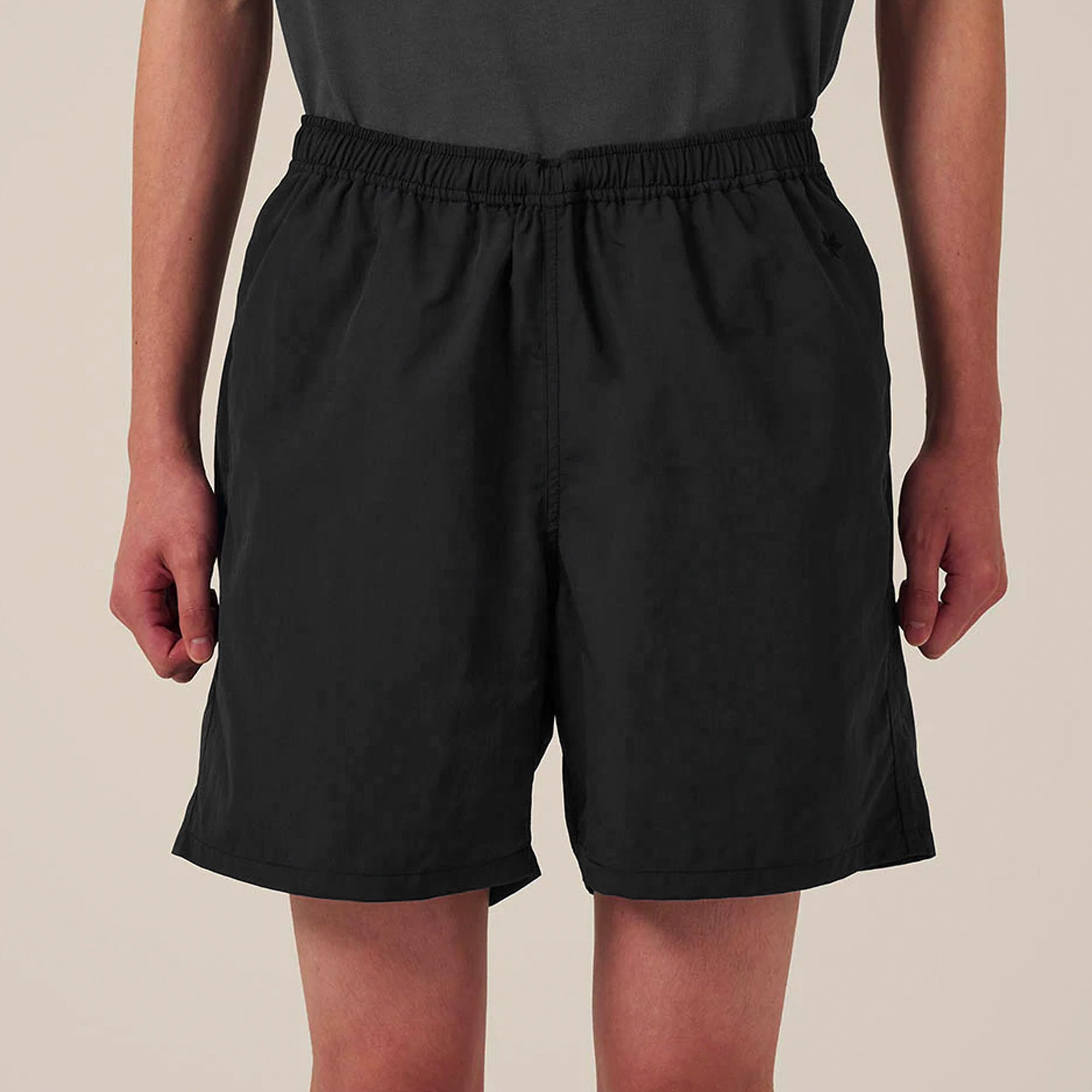 Goldwin Mens Nylon 5 Inch Shorts 'Black'