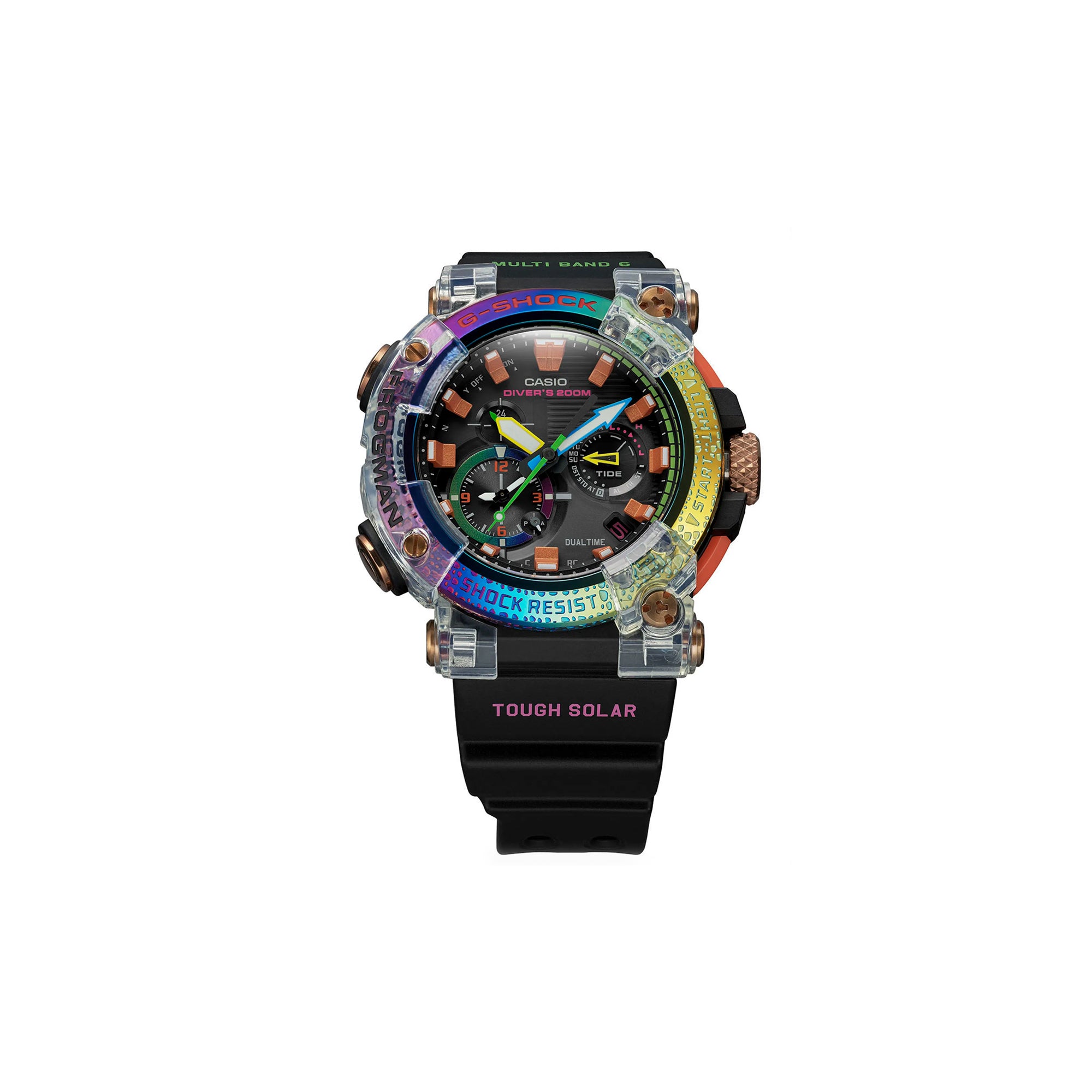 G-Shock Master Of G Frogman GWFA1000 in Rainbow