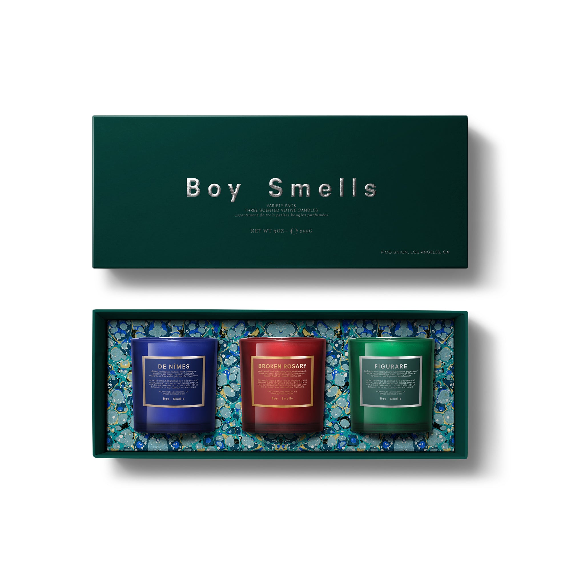 Boy Smells Holiday Votive Set