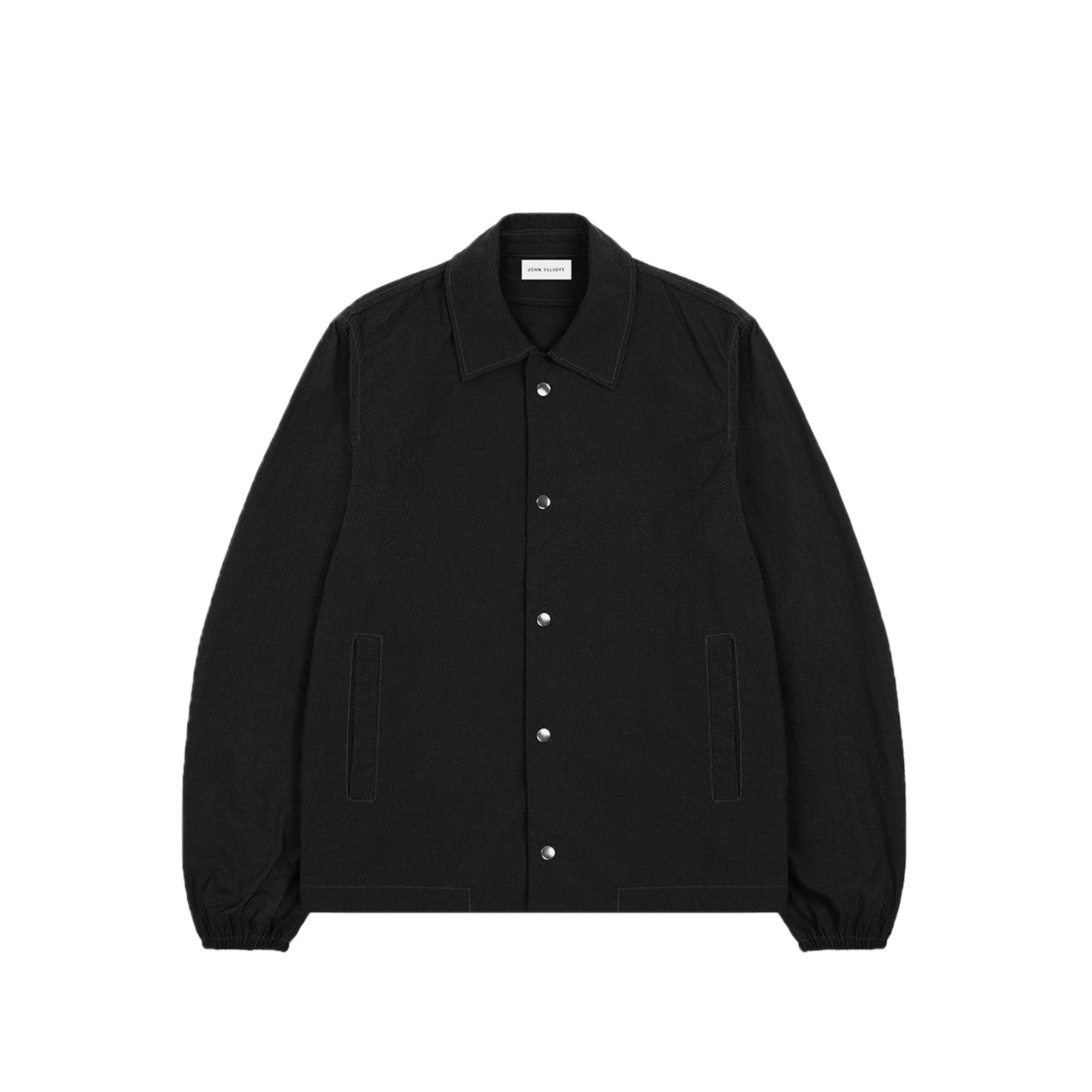 John Elliott Mens Nylon Coach Jacket 'Black'