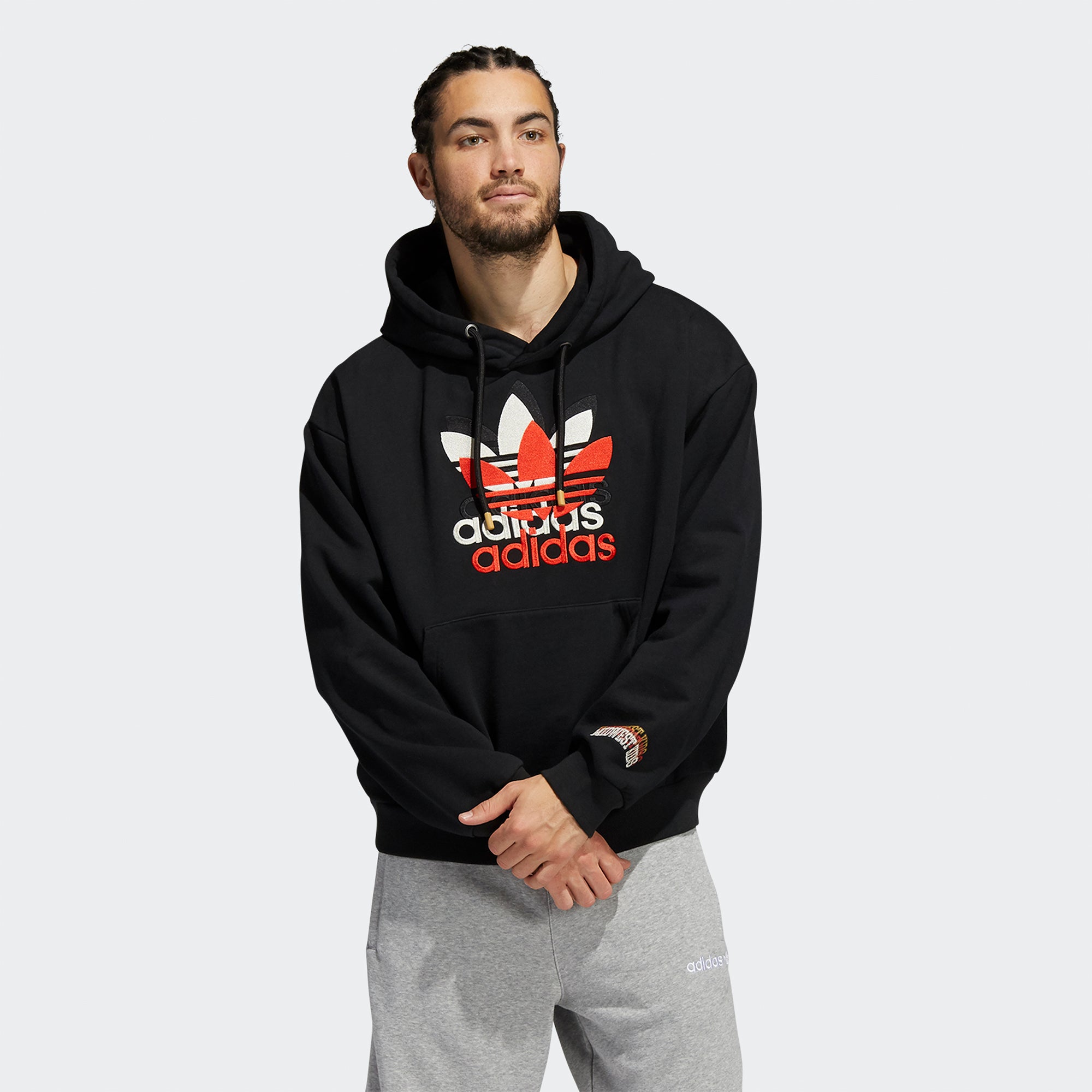 Adidas Mens Midwest Kids Heavy Hoody 'Black'