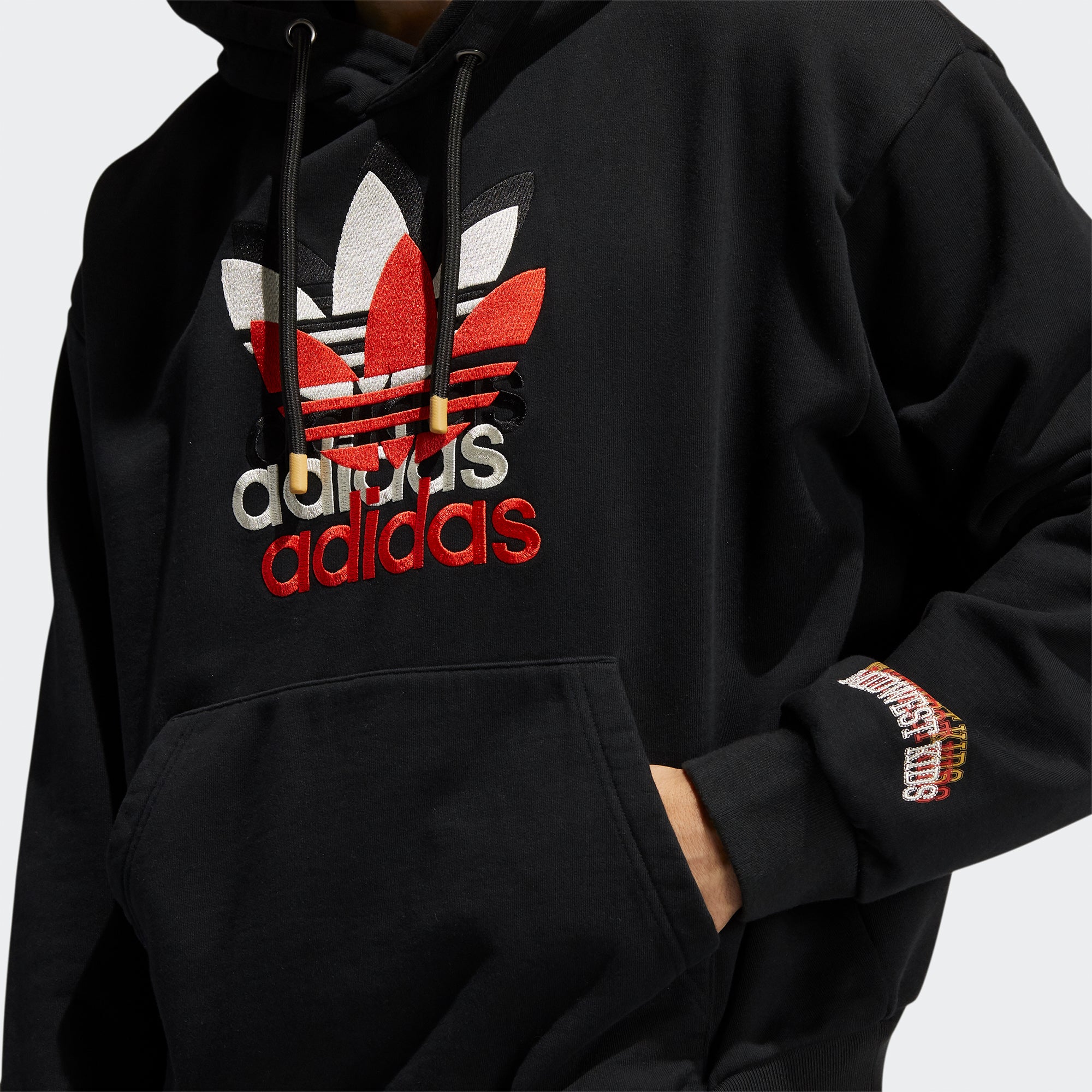 Adidas Mens Midwest Kids Heavy Hoody 'Black'