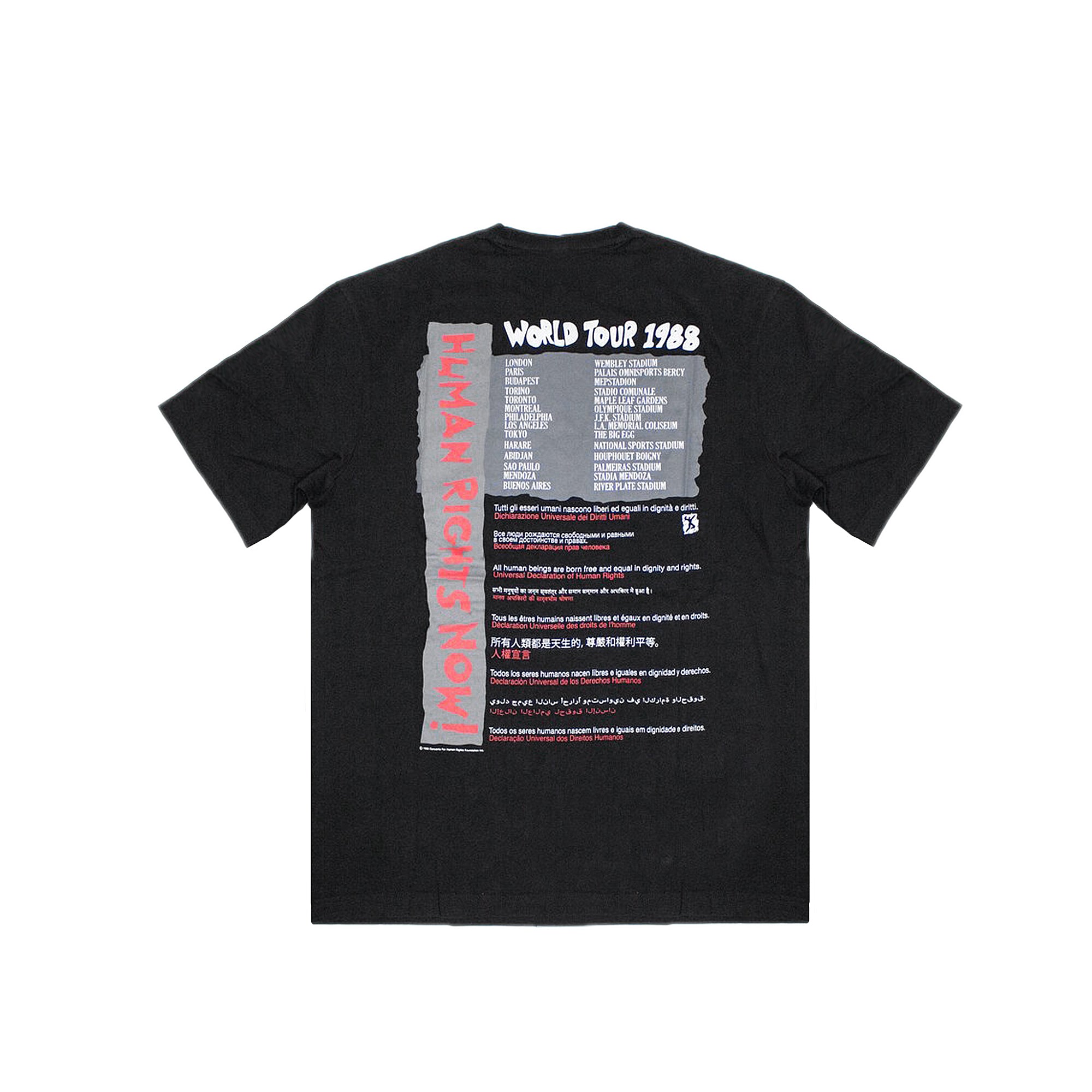 Reebok X Human Rights Mens Tee Black