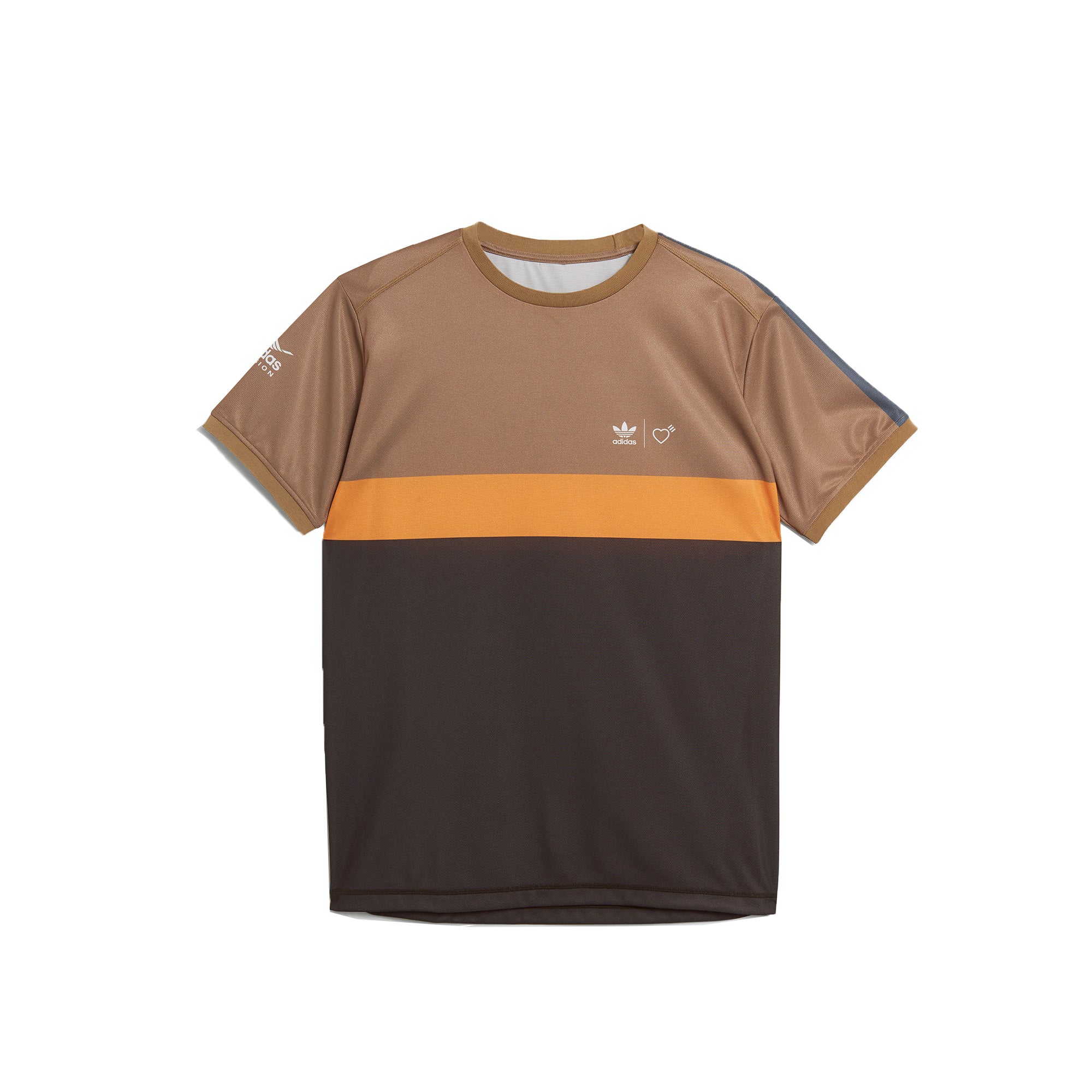 Adidas by Human Made Mens Graphic Tee Cardb/Tang