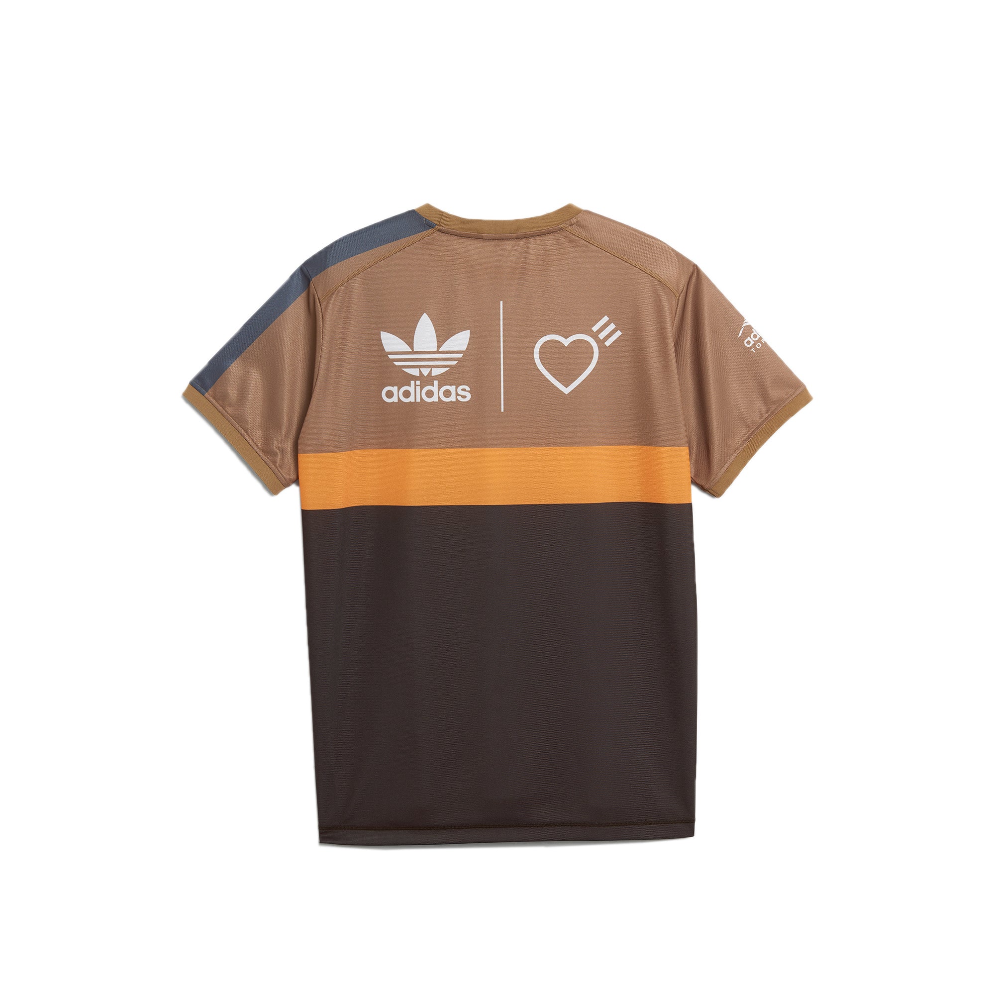 Adidas by Human Made Mens Graphic Tee Cardb/Tang