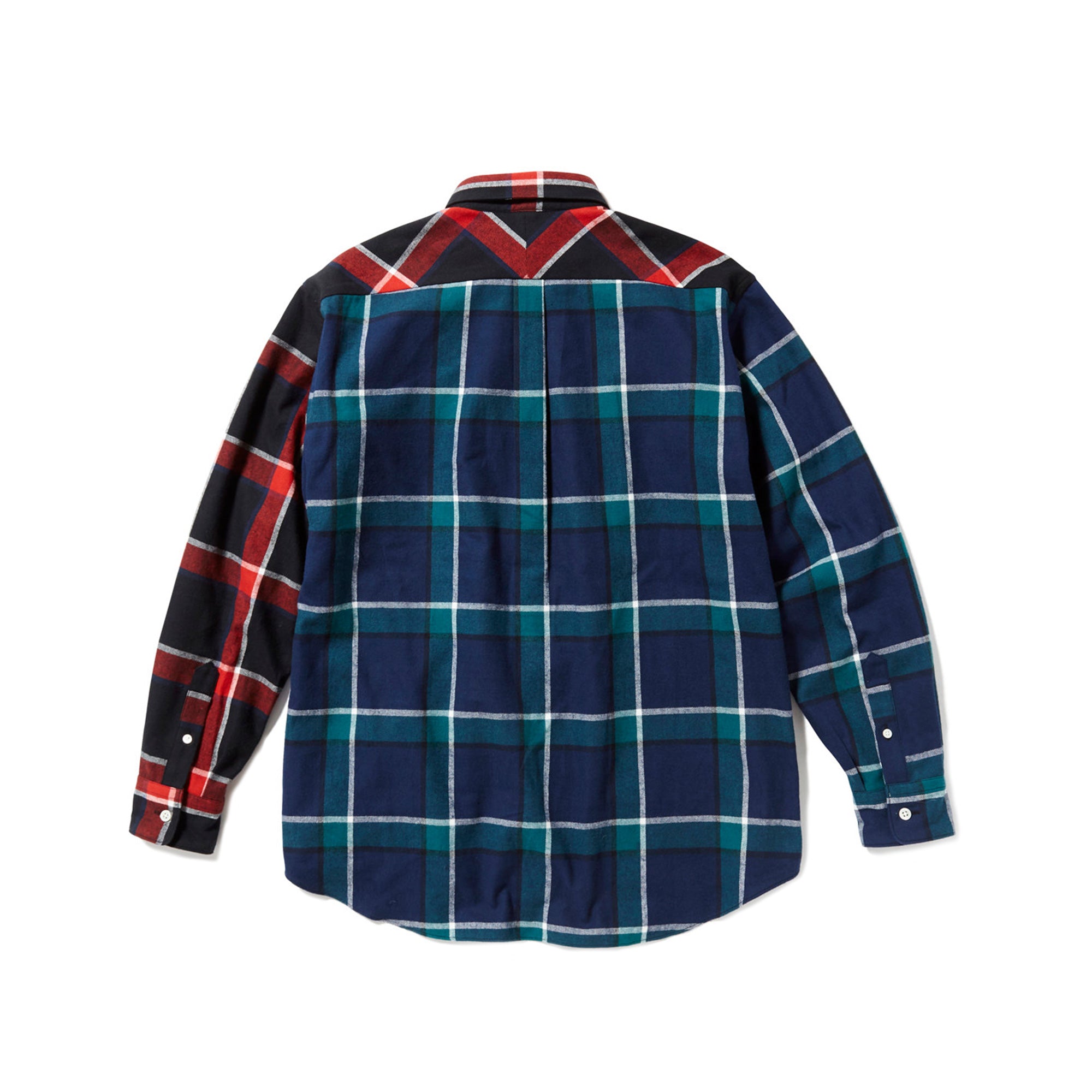 Head Porter Plus Bicolor Check Shirt [HPP-2358]