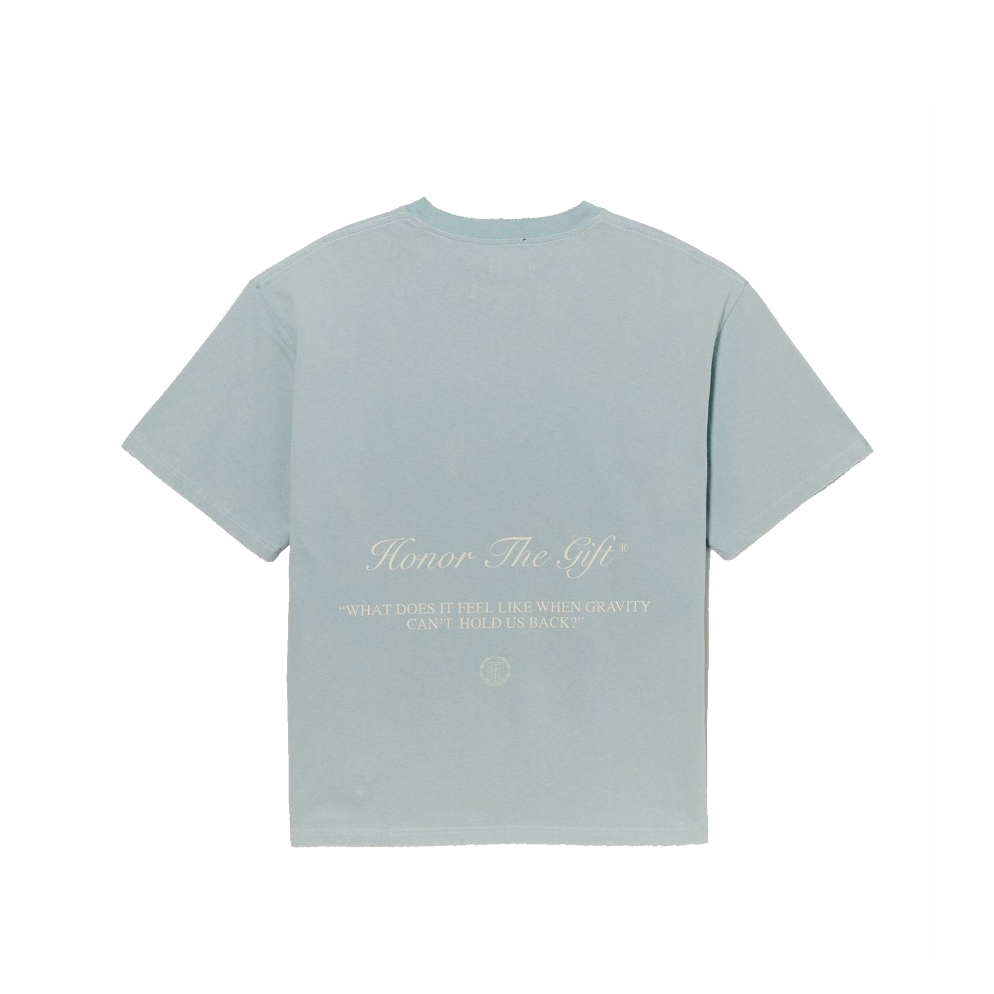 Honor The Gift Mens 'Sky Blue' Iron Peace S/S T-Shirt