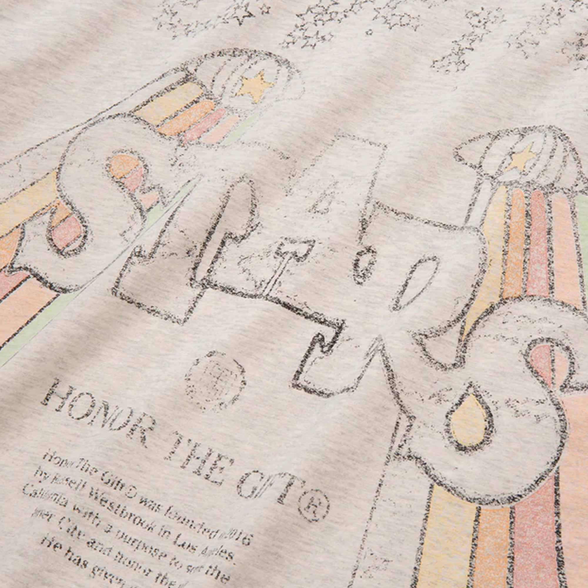 Honor the Gift Mens Seeing Stars SS Tee Oatmeal