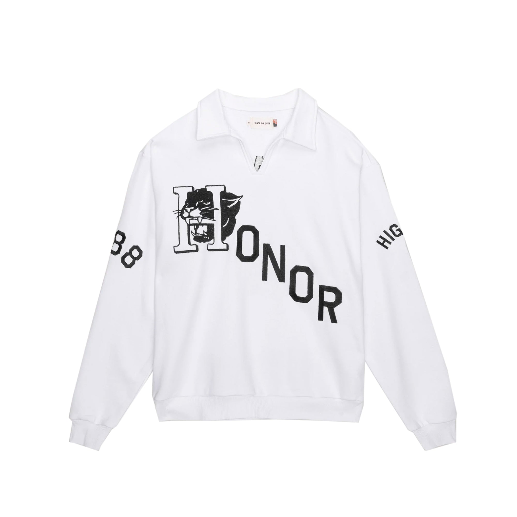 Honor The Gift Mens Mascot Henley Sweater