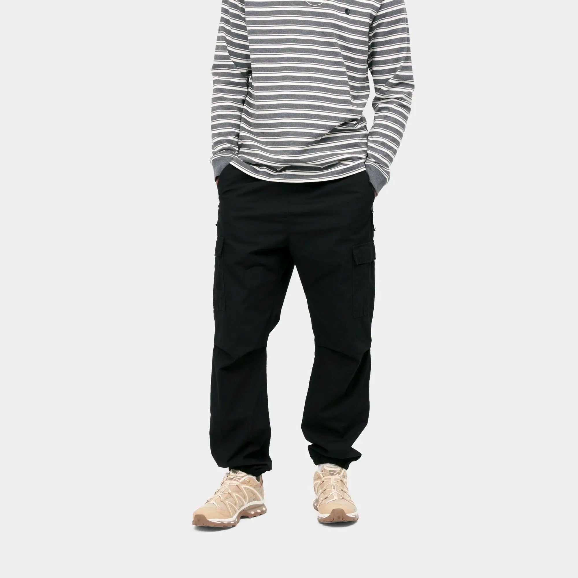 Carhartt WIP Mens Cargo Jogger Pants Black