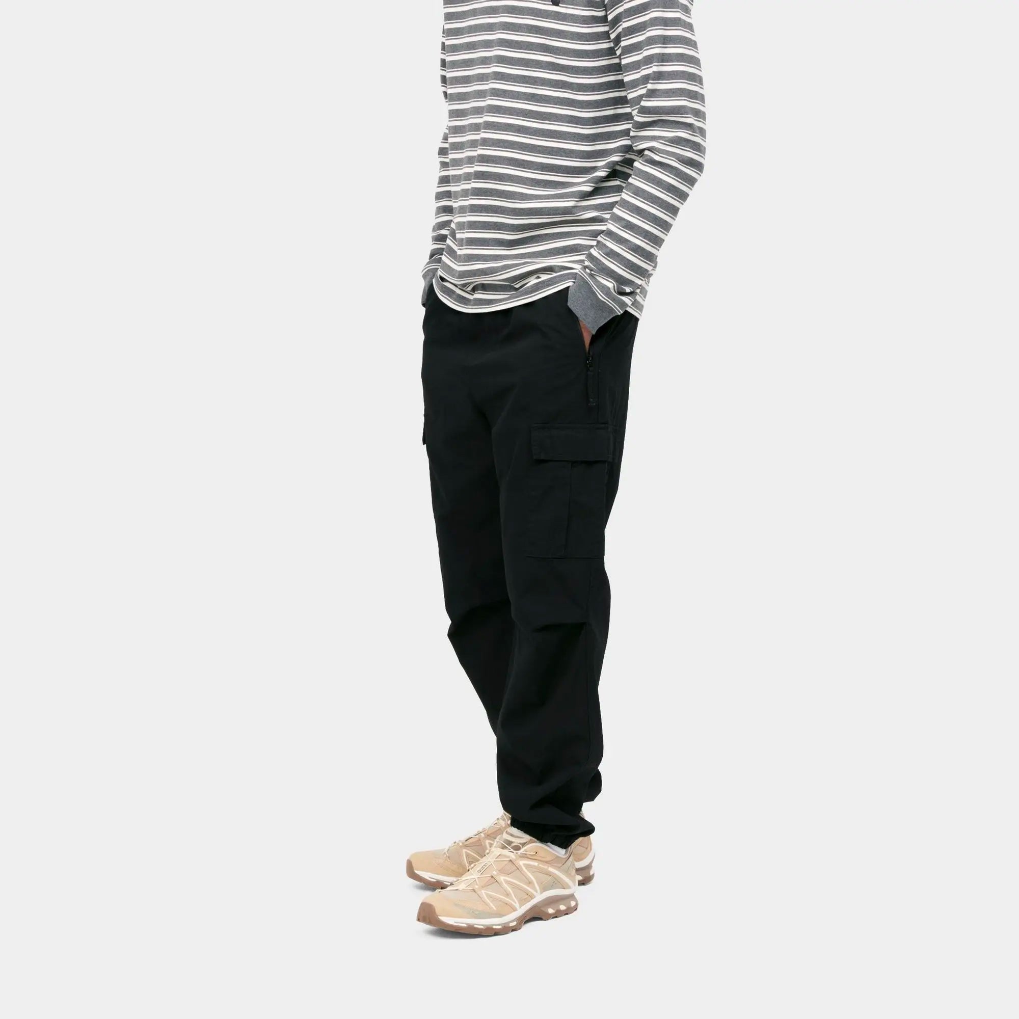 Carhartt WIP Mens Cargo Jogger Pants Black