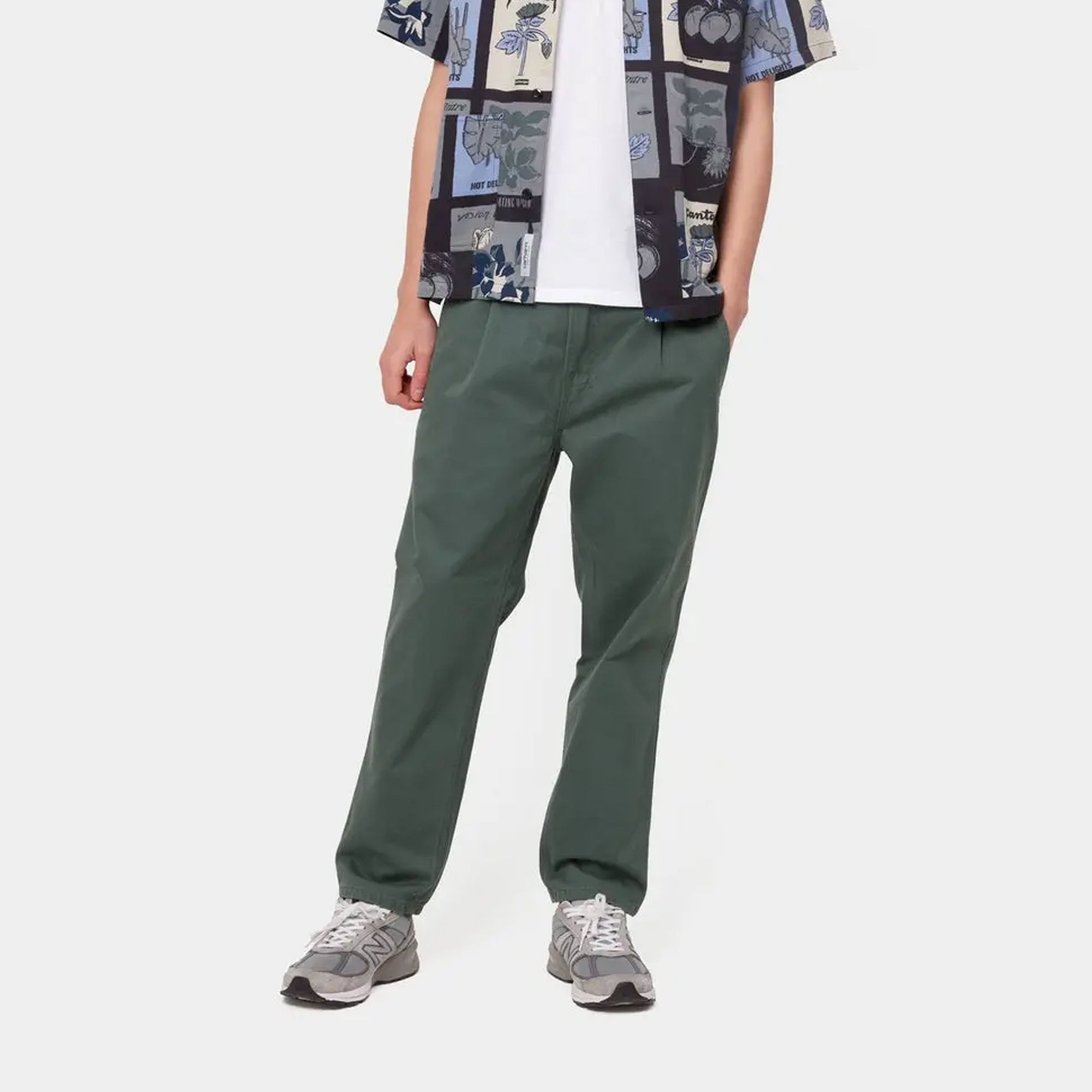 Carhartt WIP Mens Abbott Pants Hemlock Green