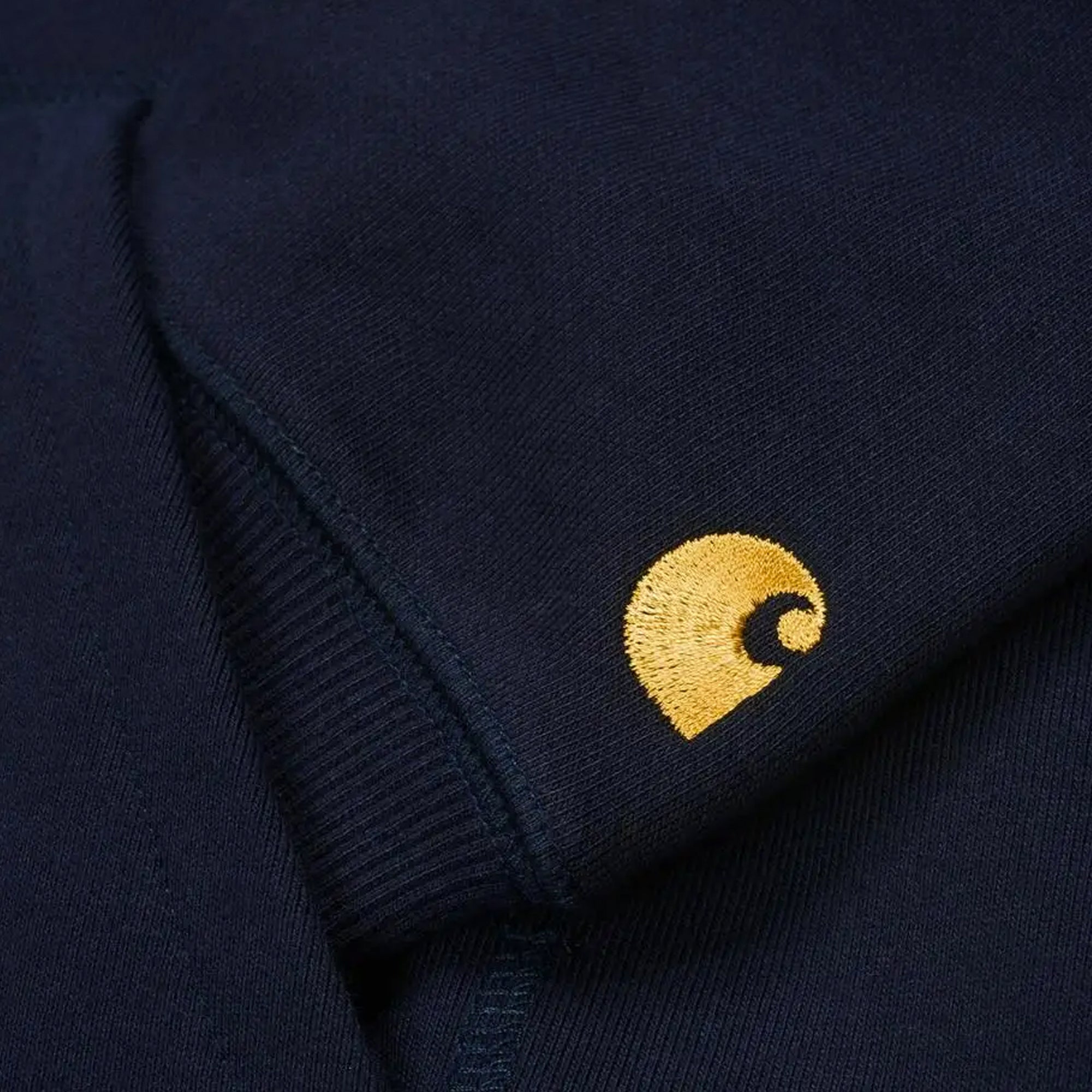 Carhartt WIP Mens Hooded Chase Sweatshirt 'Dark Navy'